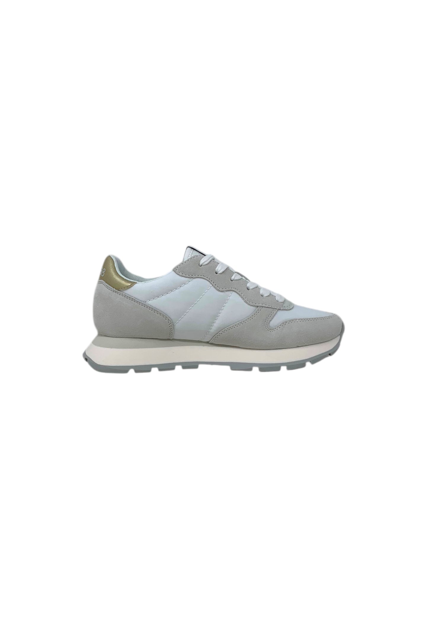 Sneakers SUN68 Ally Gold Silver Z35202 01 bianco Donna