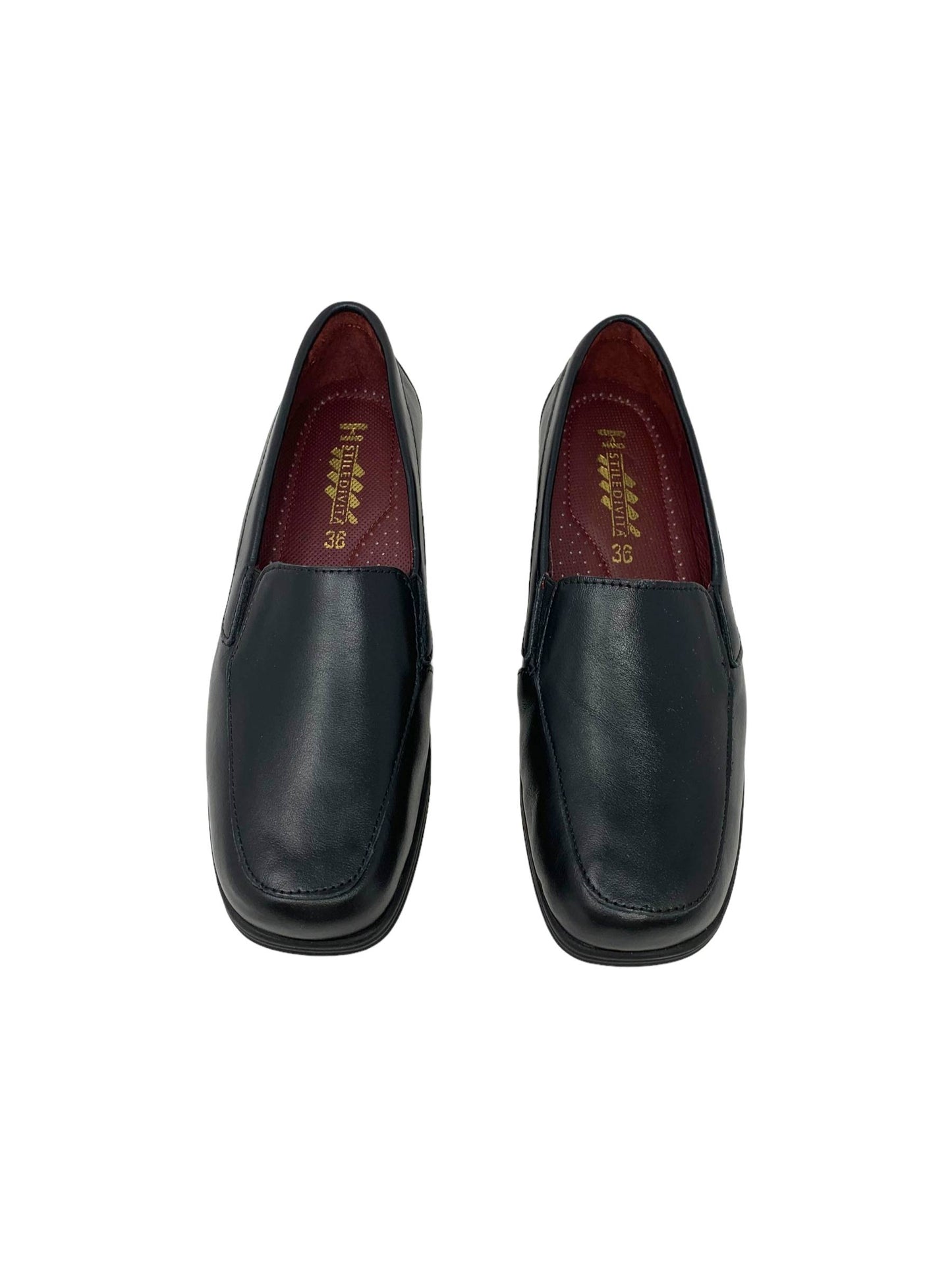 Mocassino comfort da passeggio STILE DI VITA 2983 NAPPA NERO Donna