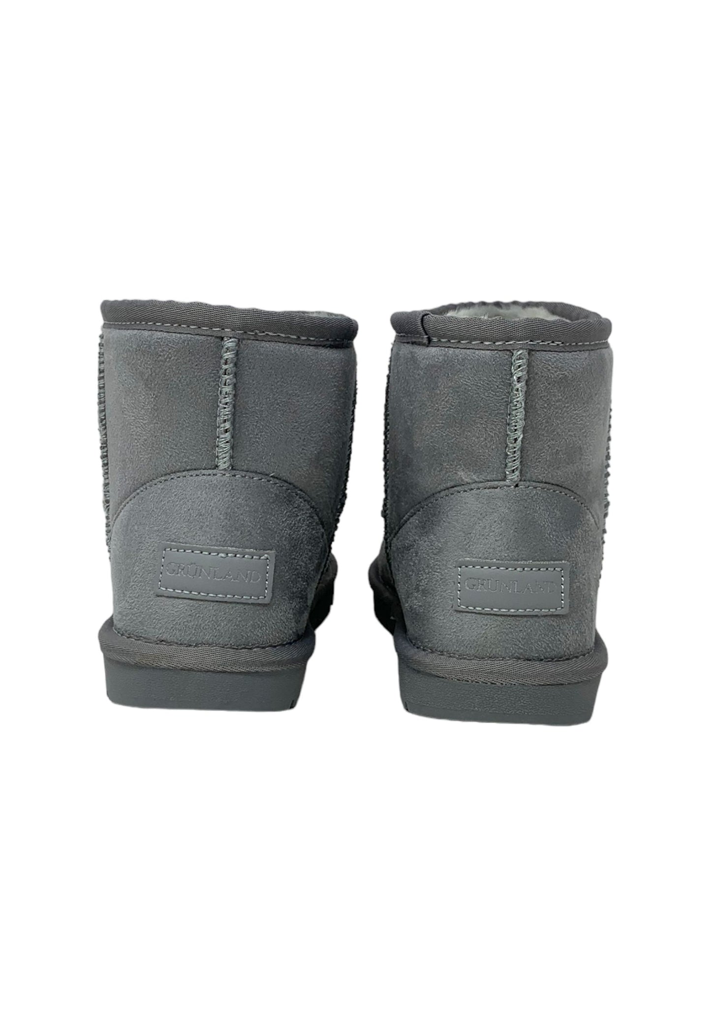 Stivaletto con pelliccia GRUNLAND JR CROMPO1633-14 GRIGIO bambina
