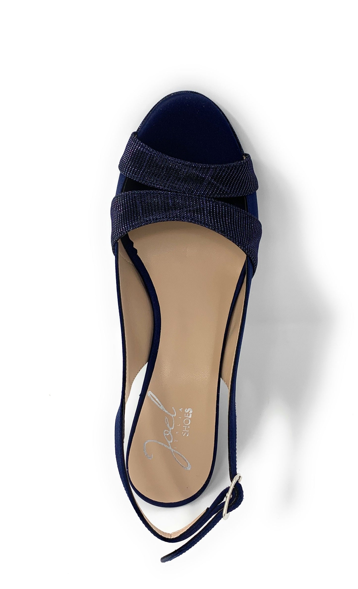 Sandalo col tacco JOEL 2094 SATIN BLU 20 IC NOTTE DONNA