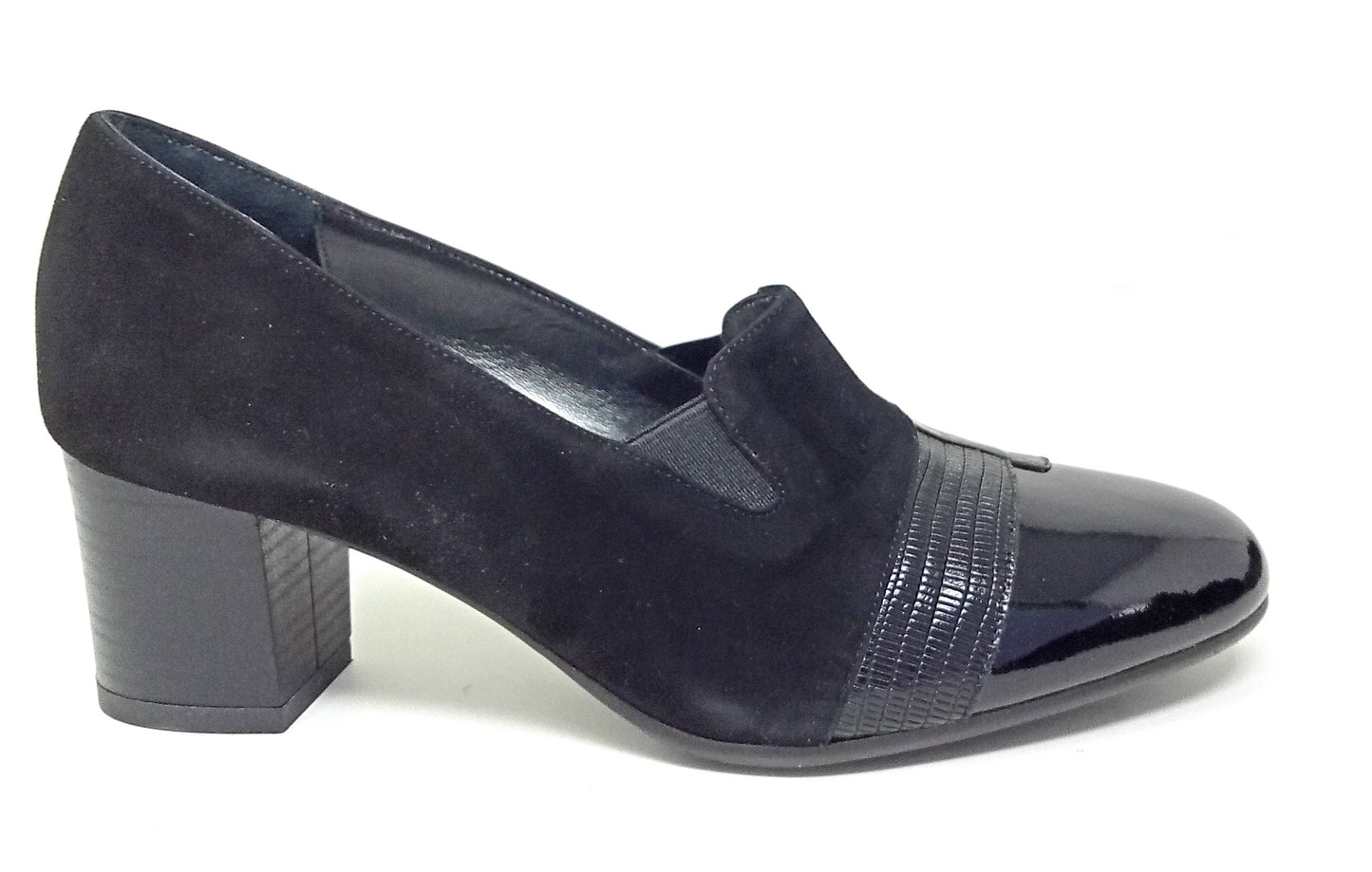 Scarpa comfort da passegio SOFFICE SOGNO 21121 CAMOSCIO NERO donna