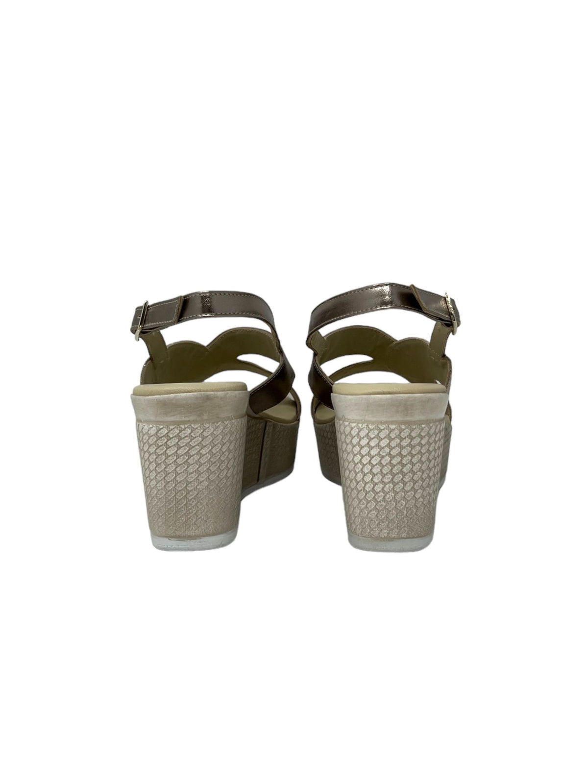 Sandalo con zeppa SOFFICE SOGNO 2342 ORO donna