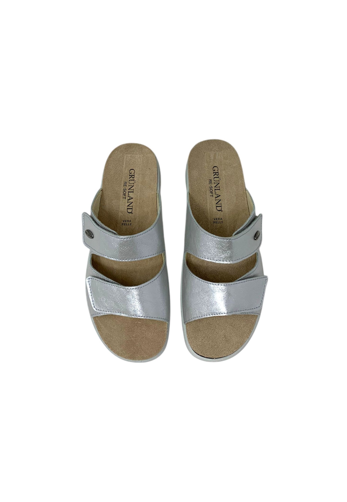 Ciabatta GRUNLAND DIDA CE0462-59 ARGENTO Donna