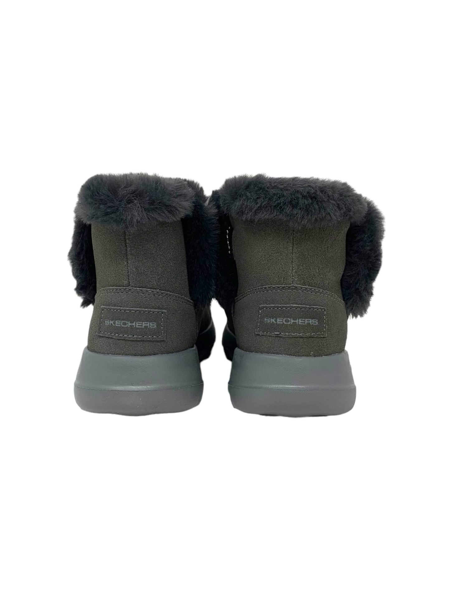 Stivaletto con pelliccia SKECHERS 15501/CHAR Donna
