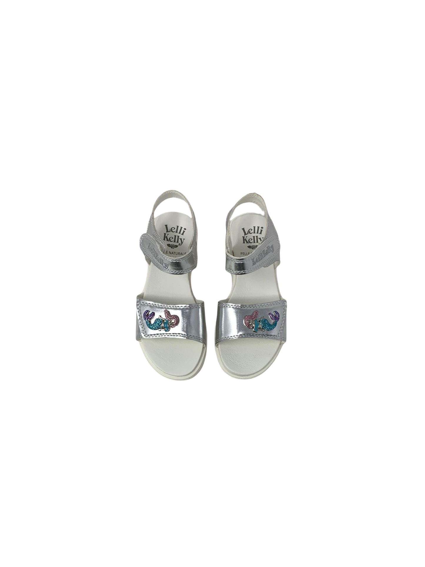 Sandali LelliKelly LKCV3572 METALLIC ARGENTO bambina
