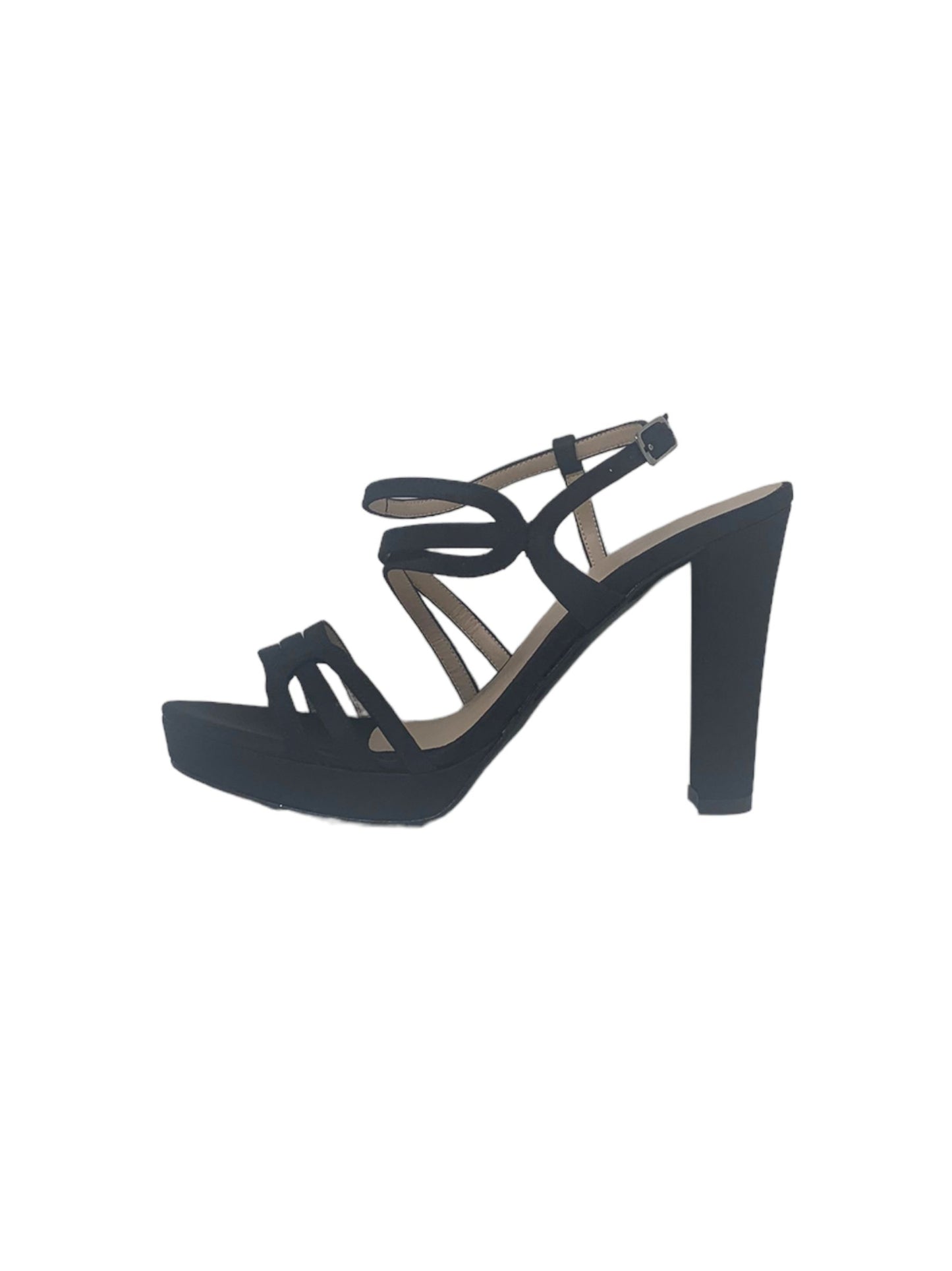 Sandalo col tacco JOEL A7358 SATIN NERO donna
