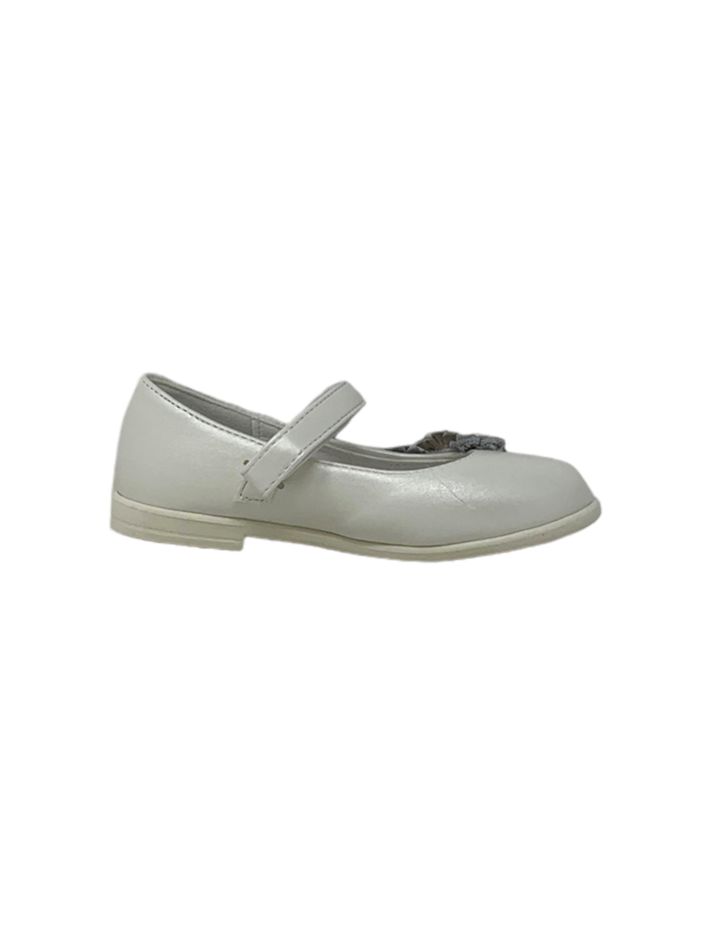 Ballerine QUEEN HELENA P002 Bianco Perlato Bambina