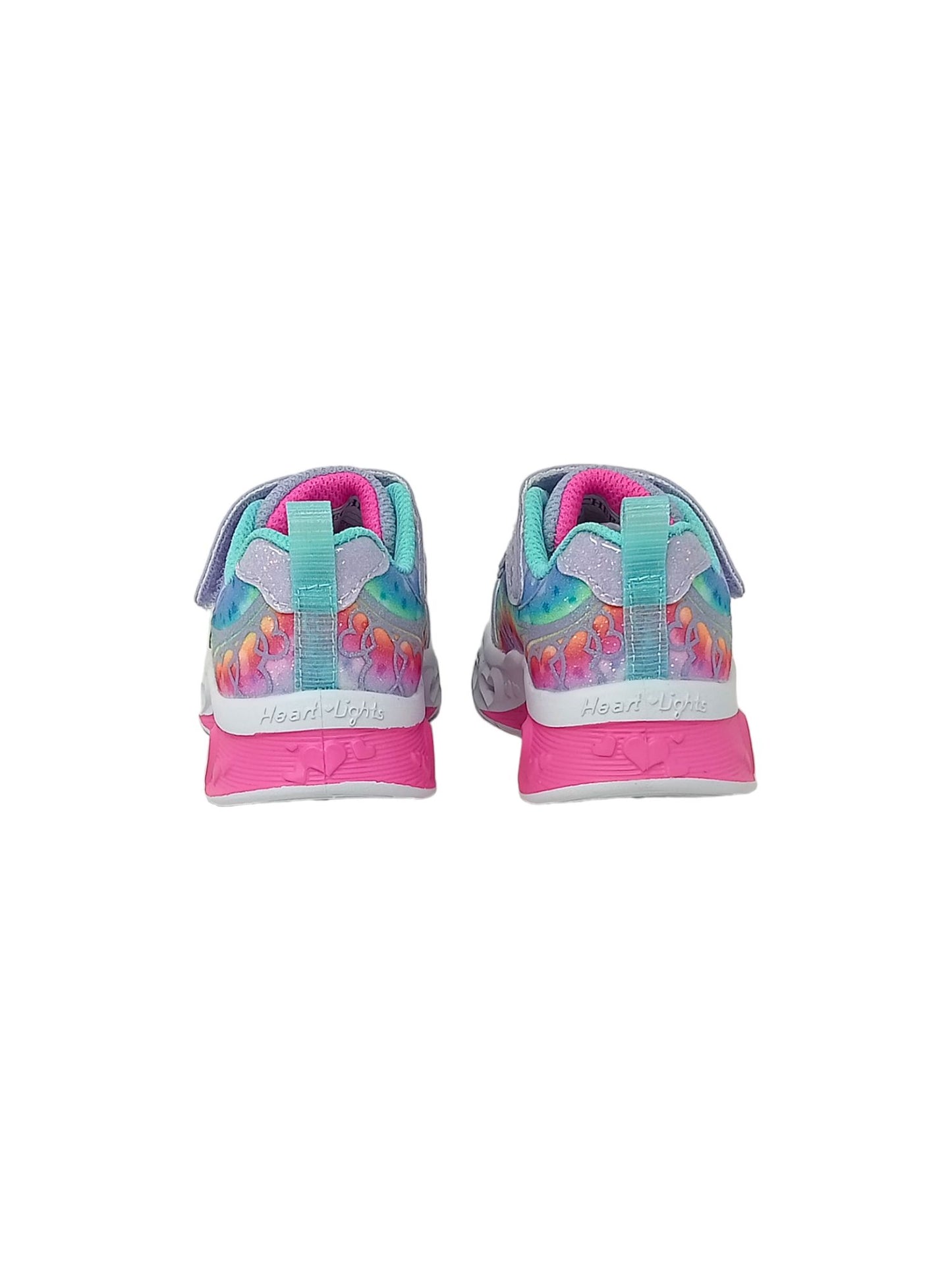 Sneakers luminose Skechers 303253N/LVAQ Heart lights bambina