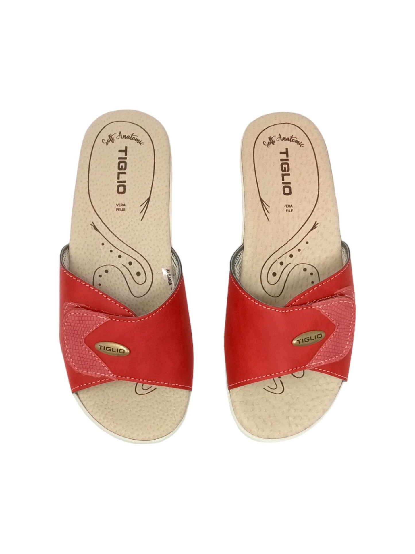 Pantofola TIGLIO 184/ROSSO donna