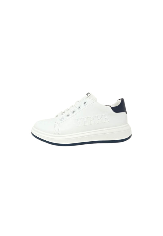 Sneakers FERRE FB-030 WHT/BLU bambina/ragazza
