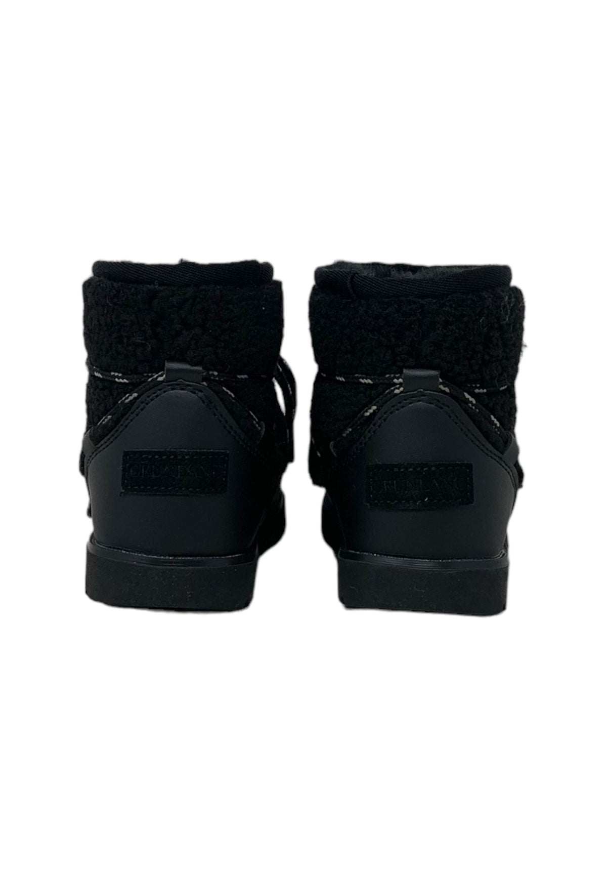 Stivaletto con pelliccia GRUNLAND JR CROMPO2101-14 NERO bambina