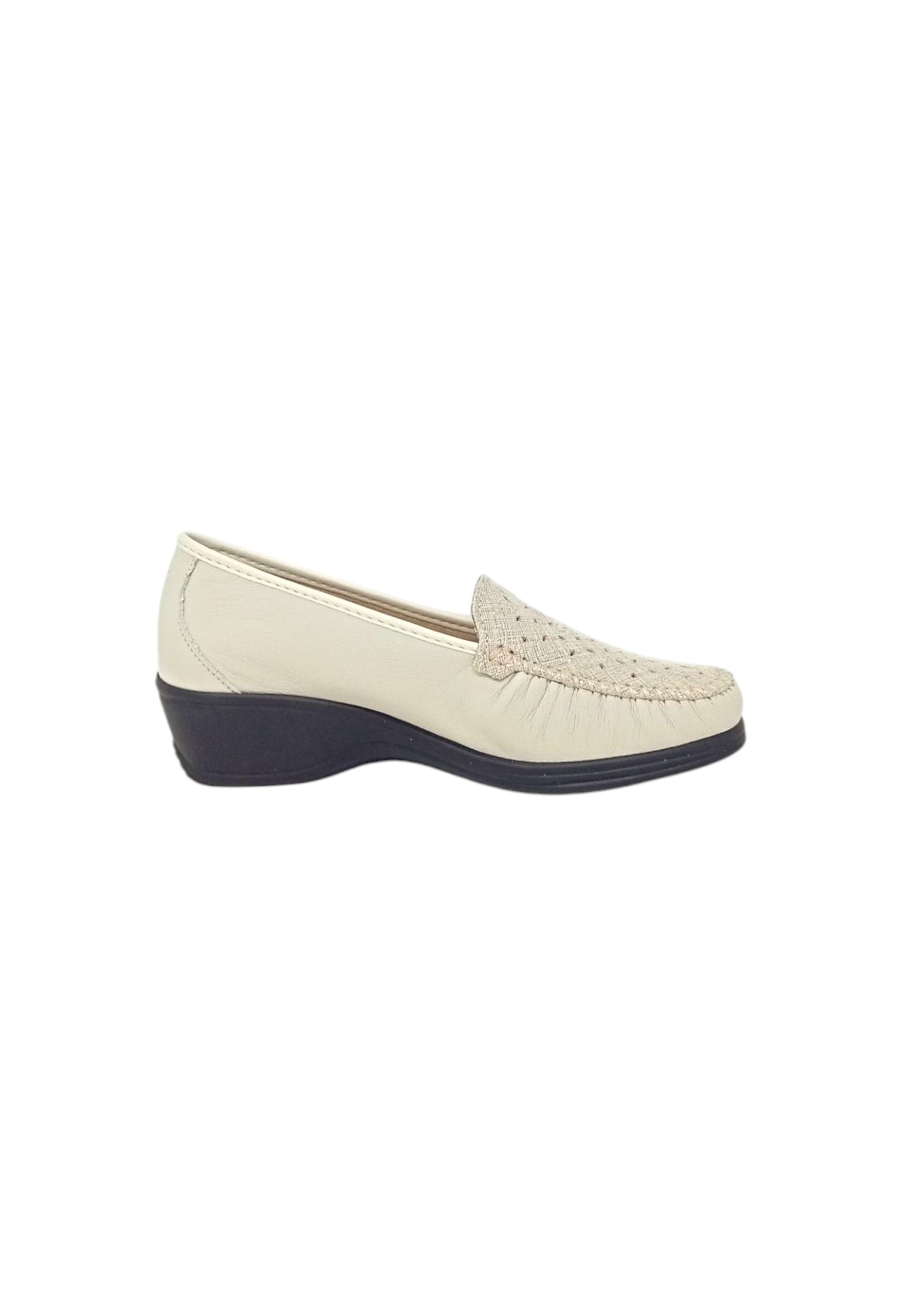 Mocassino linea comoda Stile Di Vita 2363 PANNA Donna