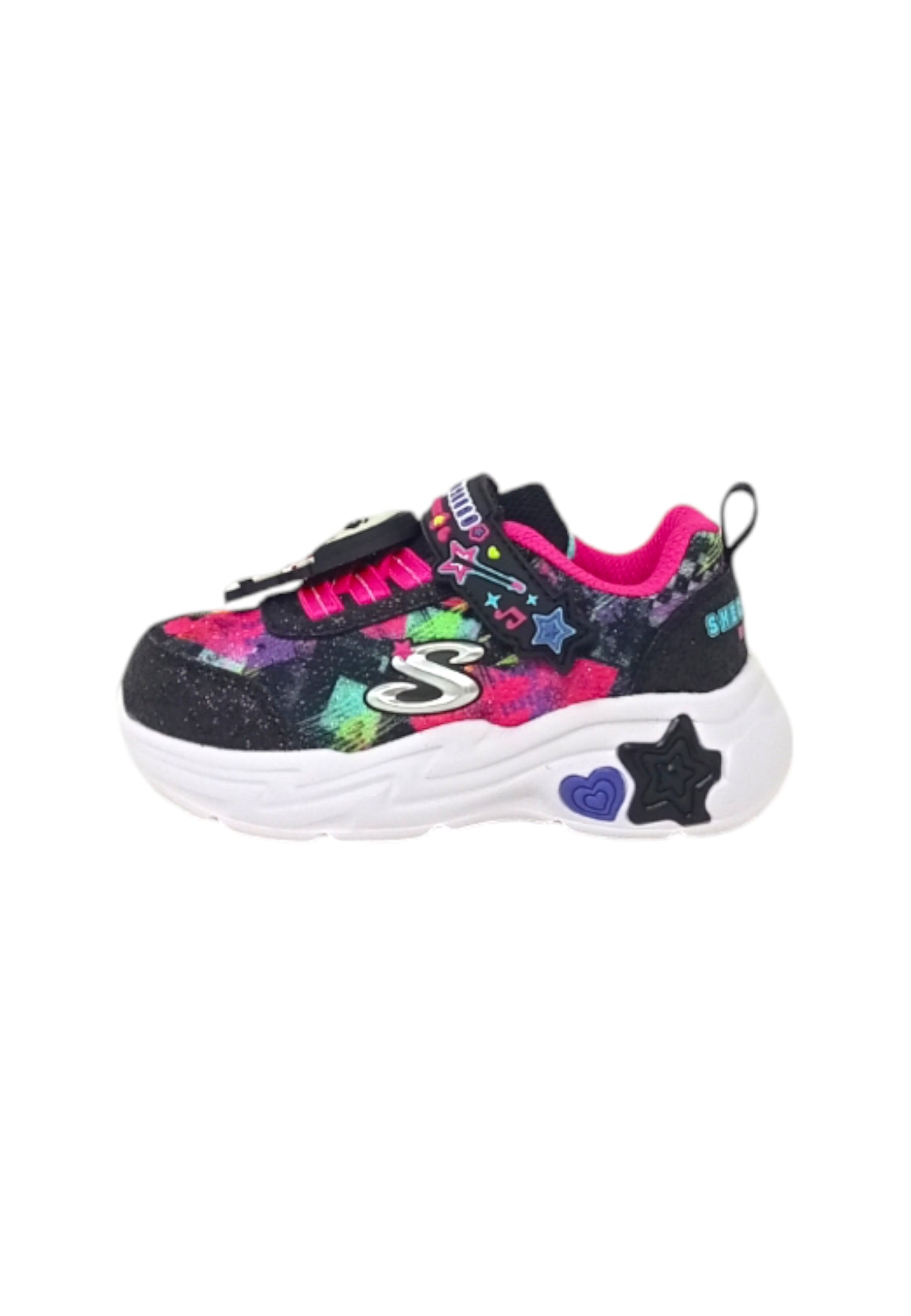 Sneakers SKECHERS Snuggle Sneaks - Skech Squad 302214/BKMT bambina