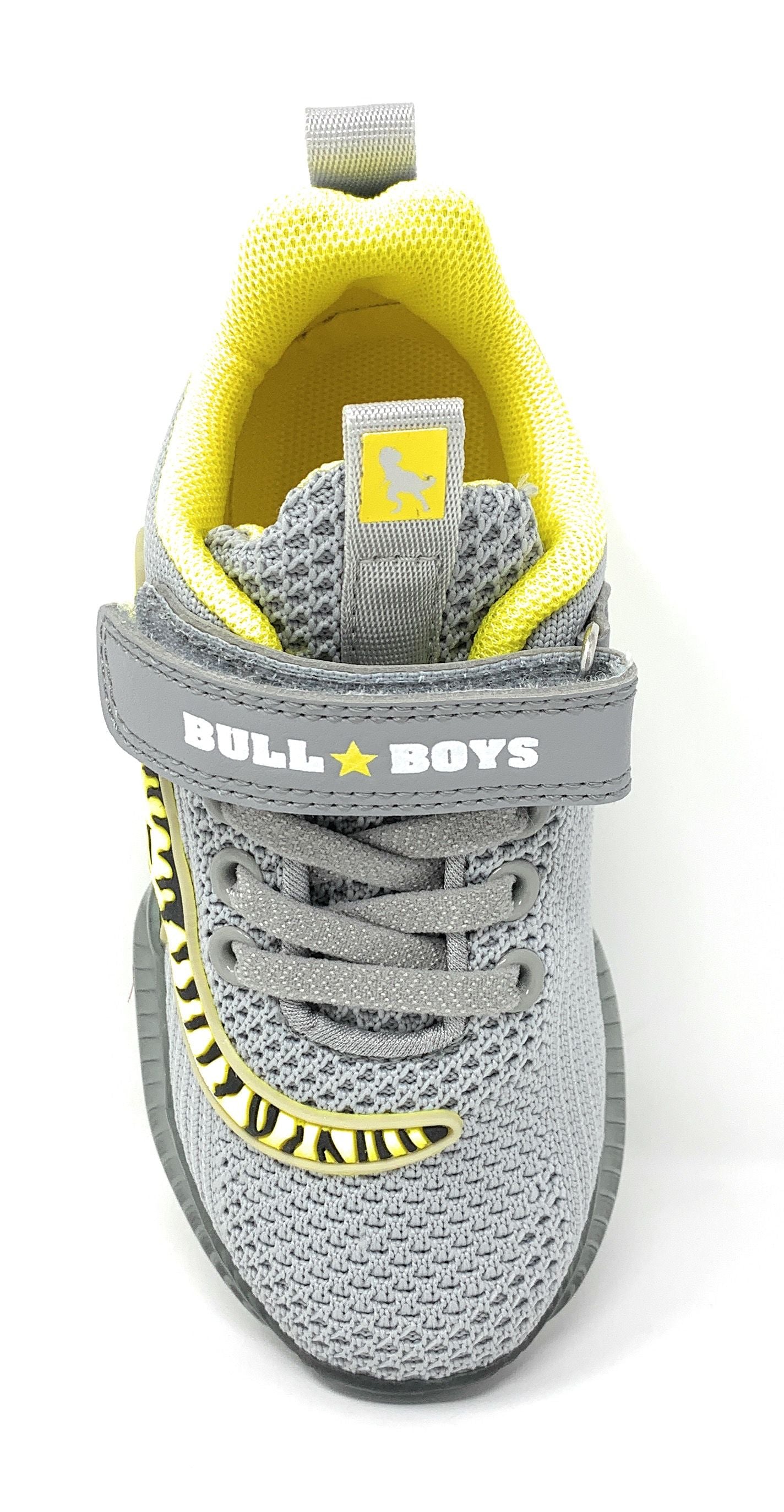 Sneakers da passeggio BULL BOYS BBAL2103 Grigio/giallo Bambino