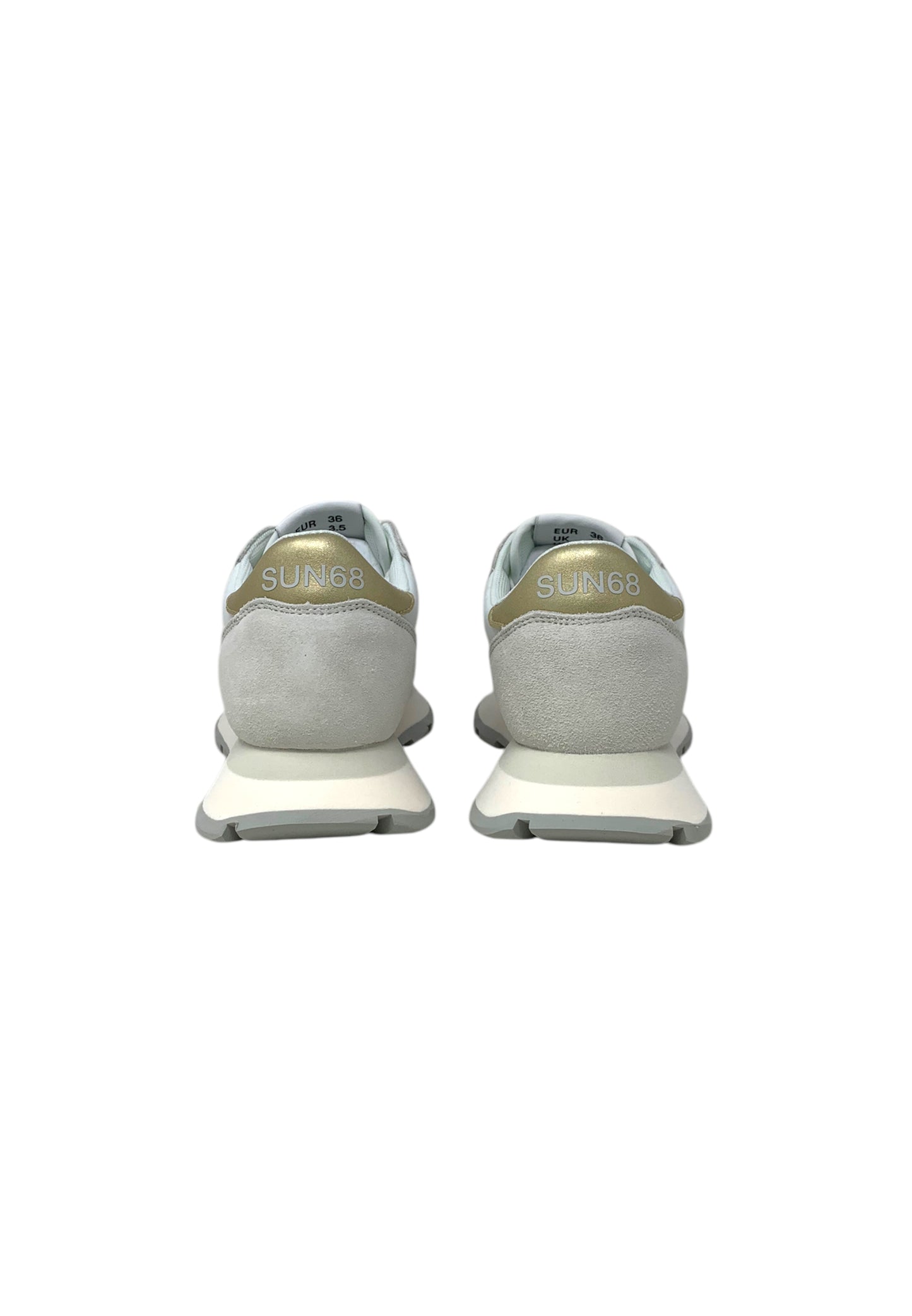 Sneakers SUN68 Ally Gold Silver Z35202 01 bianco Donna