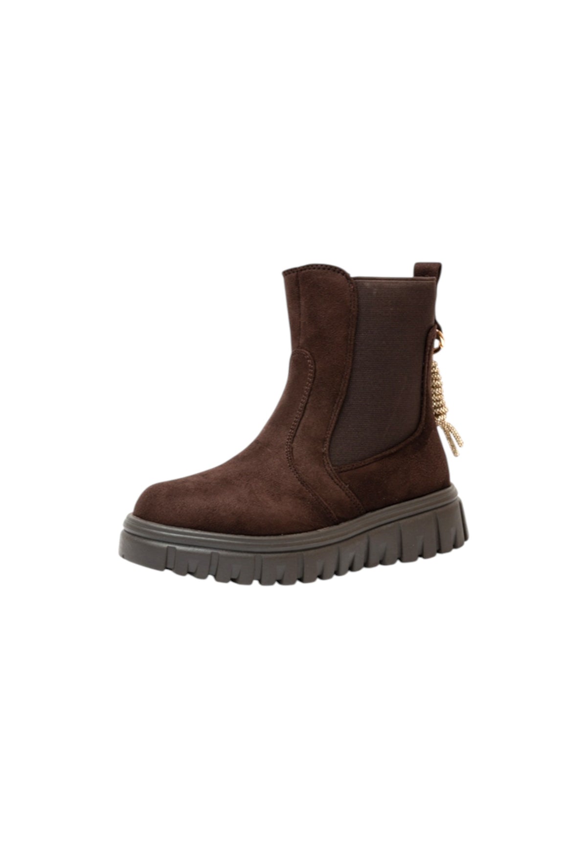 Stivaletto ASSO AG-18362 DARK BROWN bambina/ragazza