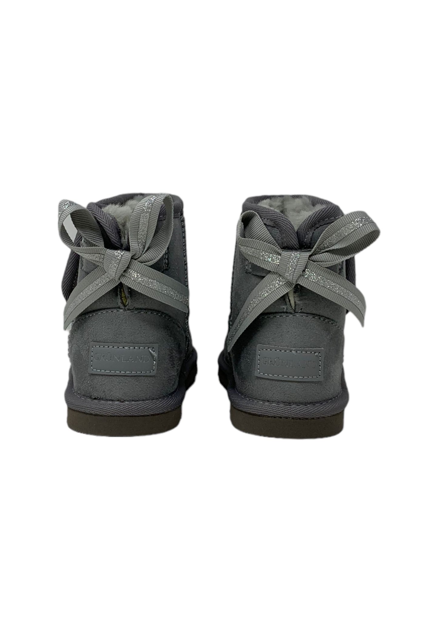 Stivaletto con pelliccia GRUNLAND JR CROY PP0362-14 GRIGIO bambina