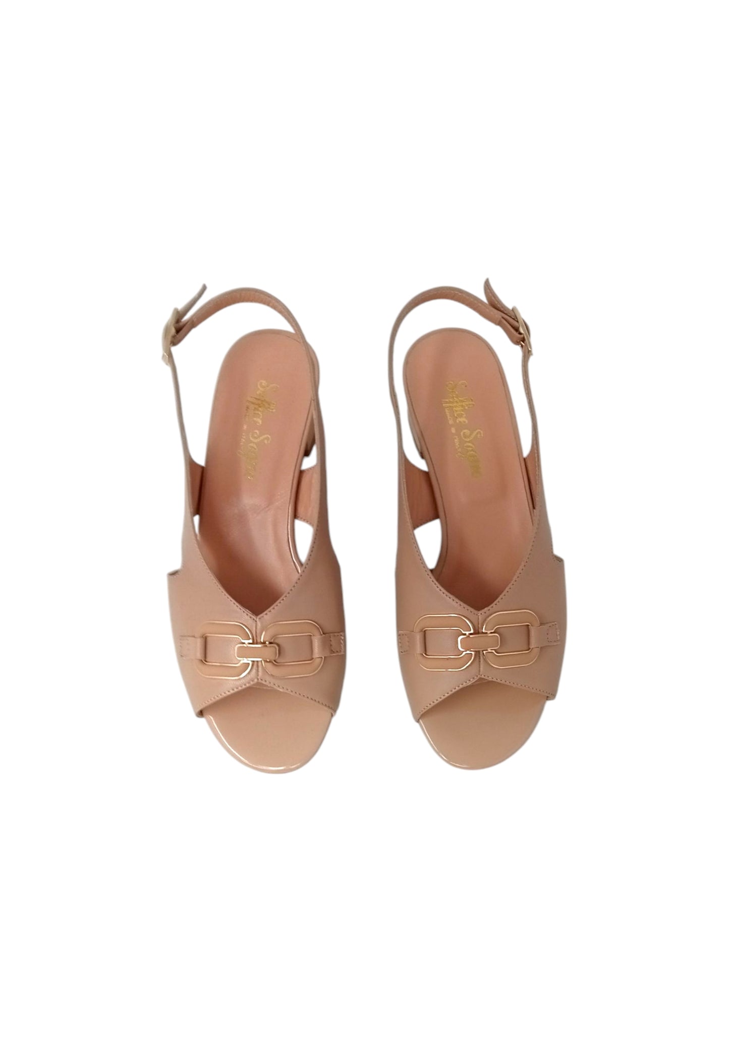 Sandali con tacco SOFFICE SOGNO E5T30C4T NAPPA NUDE donna