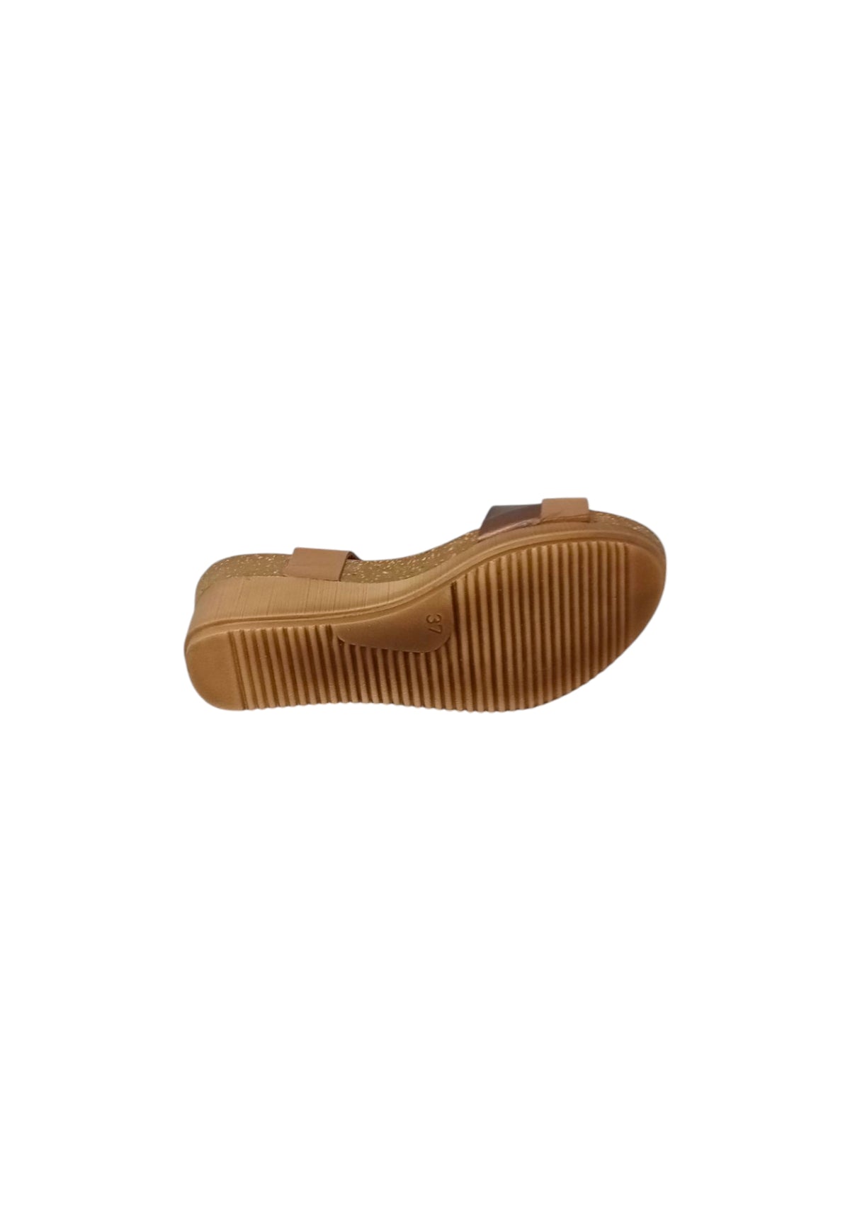 Pantofola con zeppa INBLU EN000026 SABBIA donna