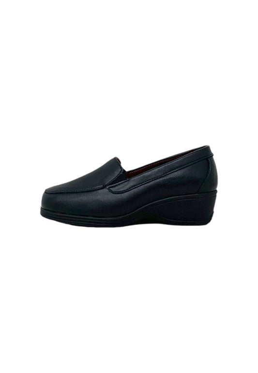 Mocassino comfort 9090 NAPPA NERO donna