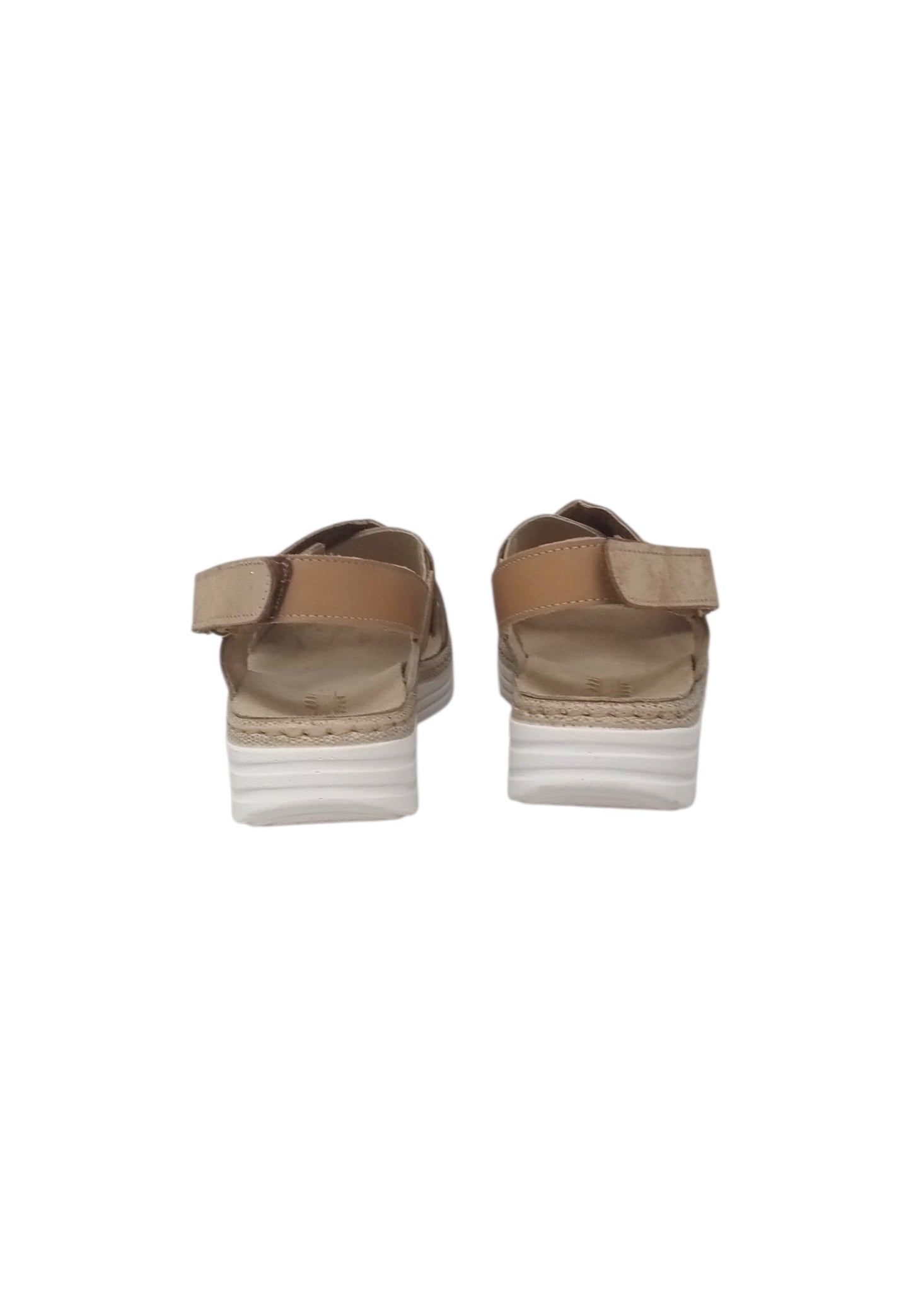 Sandali Linea Comoda Stile di Vita 540005-SDV NOCCIOLA/PLATINO Donna