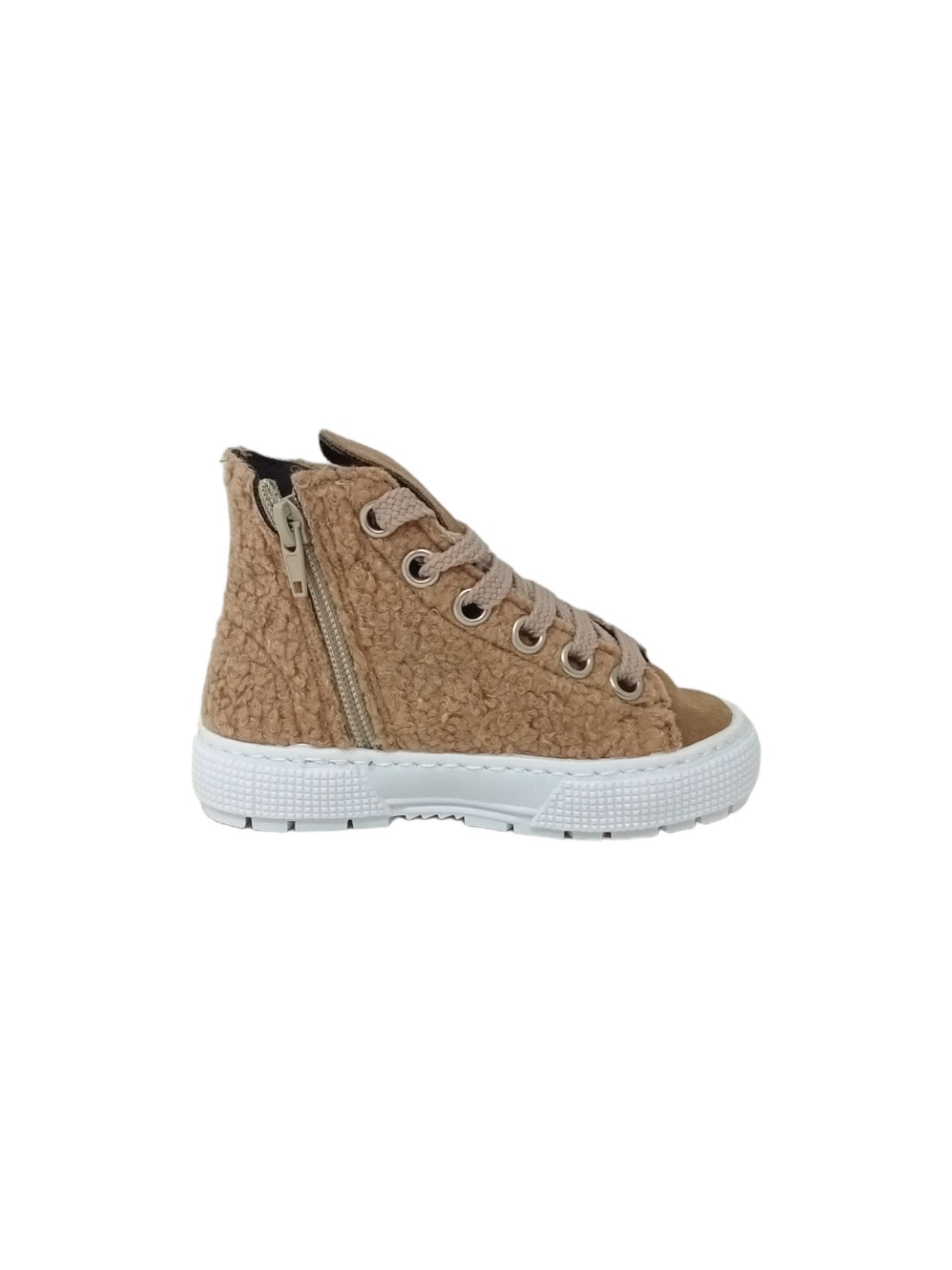 Sneaker DXO Vigevano 88WH TAUPE bambina