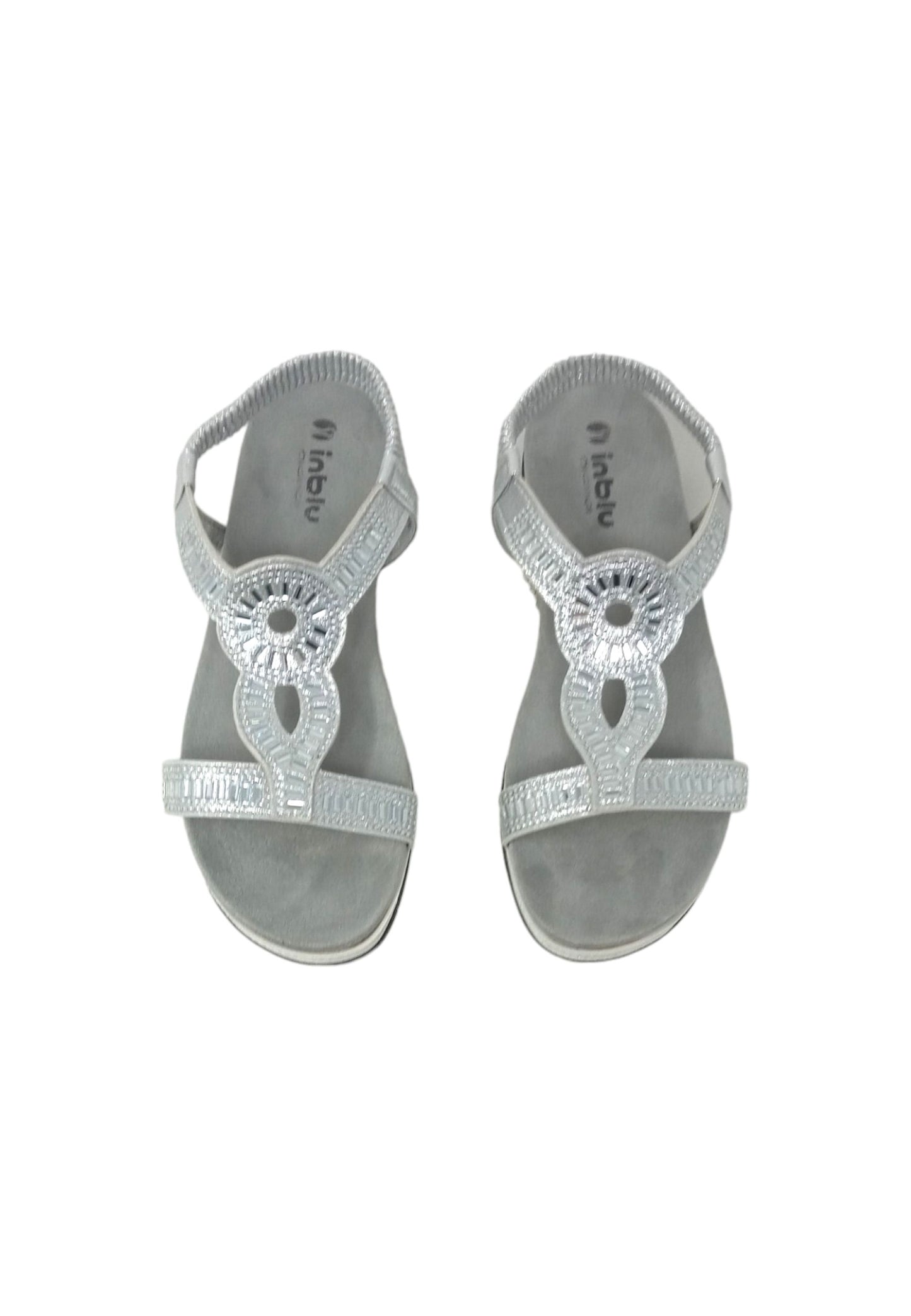 Sandali INBLU SA000048 ARGENTO donna