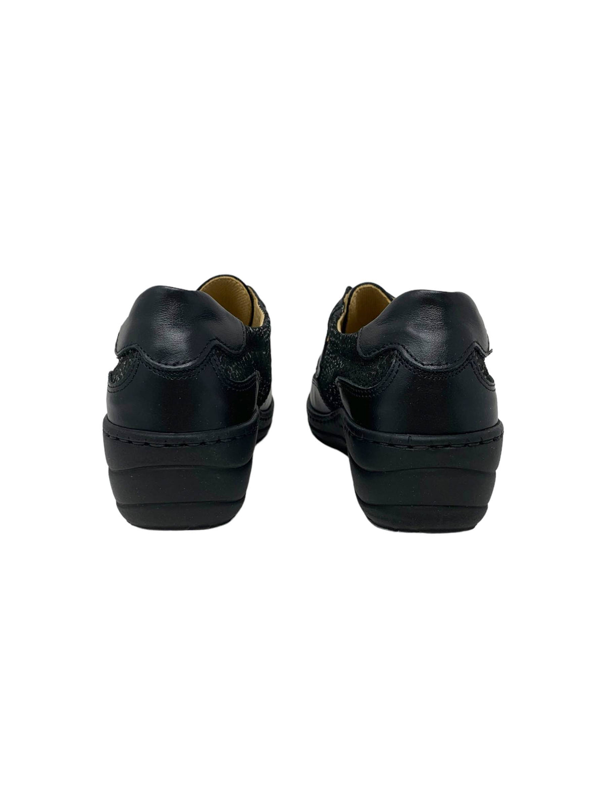 Scarpa da passeggio comfort stile di vita 7256 NERO donna