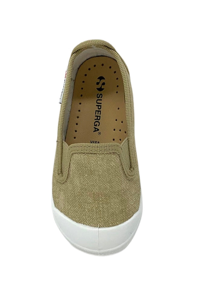 Scarpa modello Slip On SUPERGA S21T759 VERDE BAMBINO