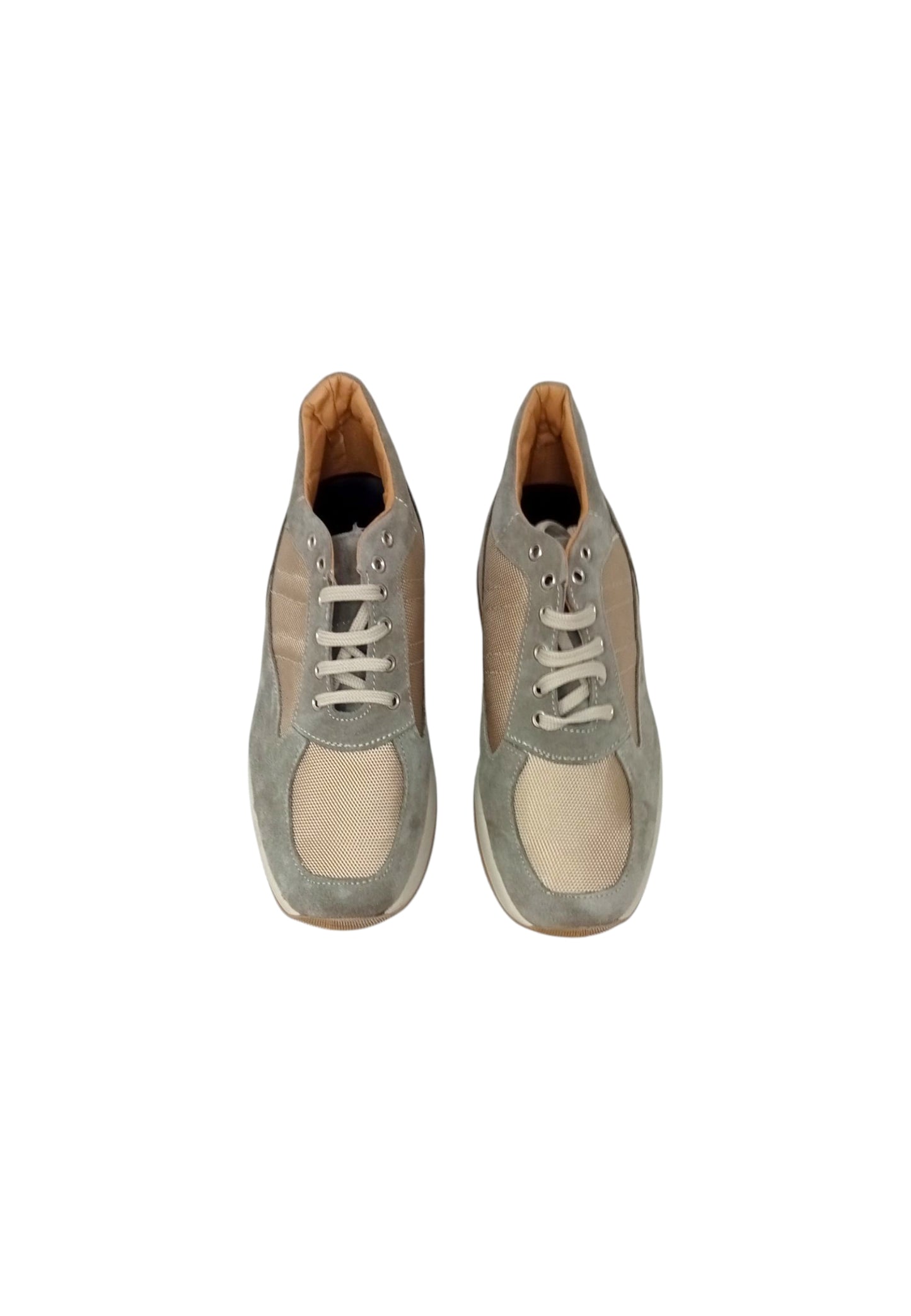 Italia Leone Sneaker taupe camoscio 7002 est uomo
