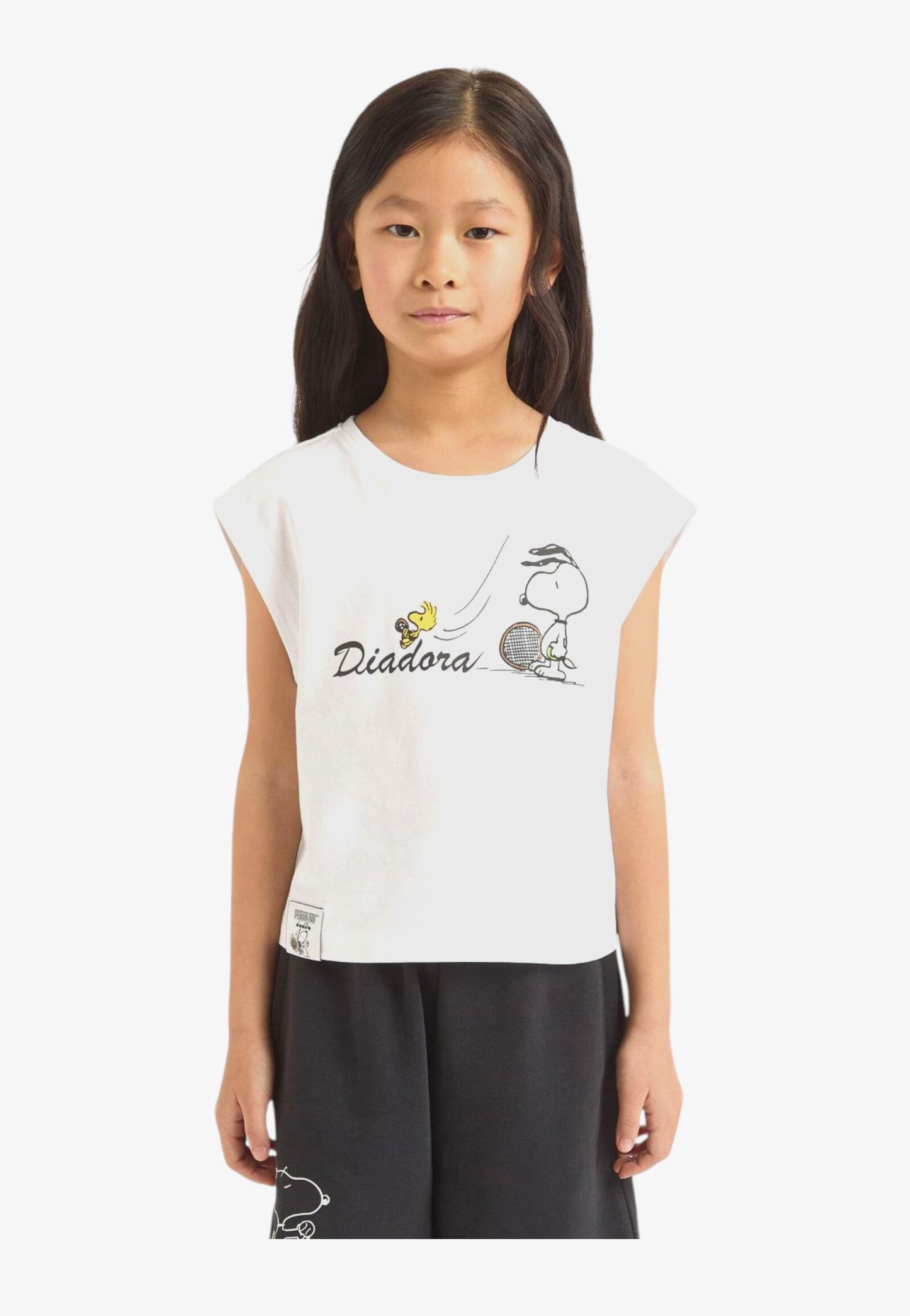 Diadora JU T-shirt ss PEANUTS 502.181673 01 20002 Bambina