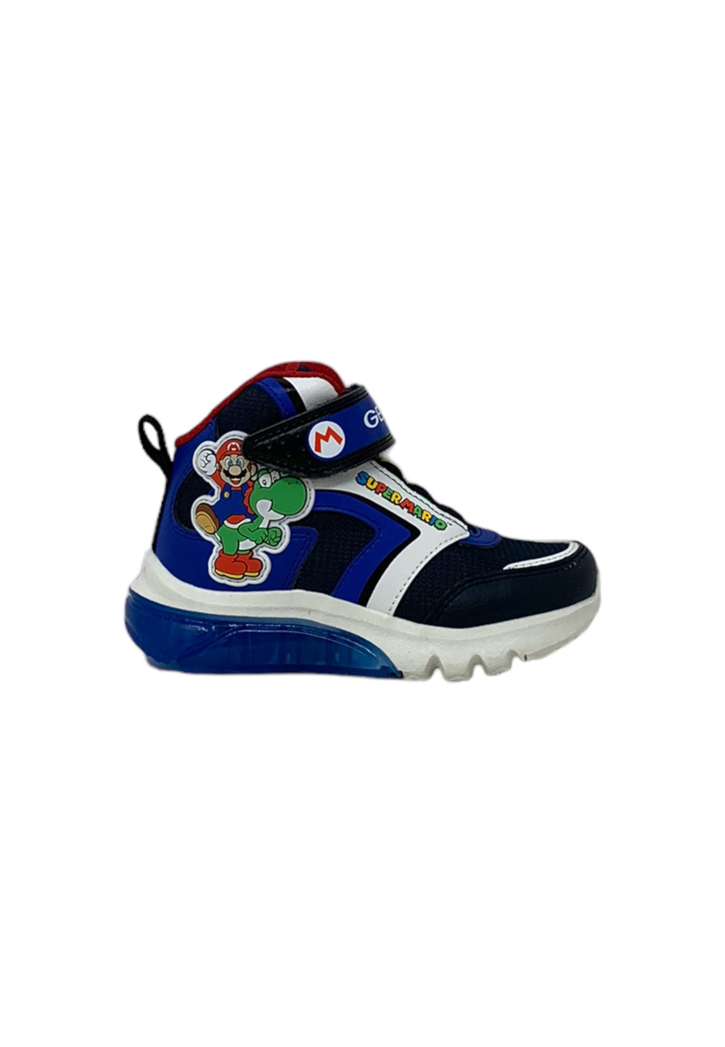 Sneakers mid-cut con luci Geox J. CIBERDRON SuperMario J46LBJ054FU C4226 Bambino
