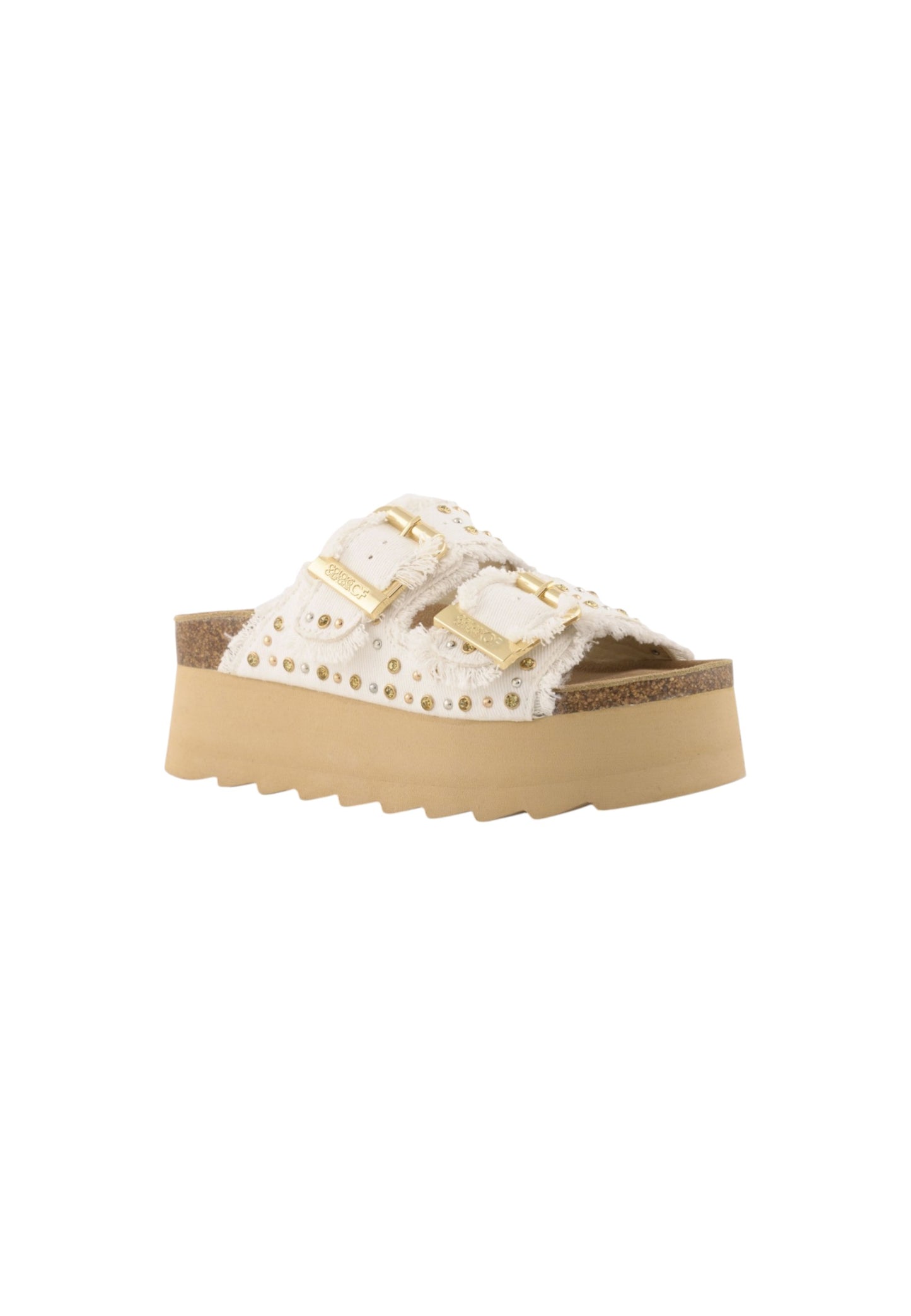 Ciabatta platform COLORS OF CALIFORNIA HC.BES41N ICE Donna