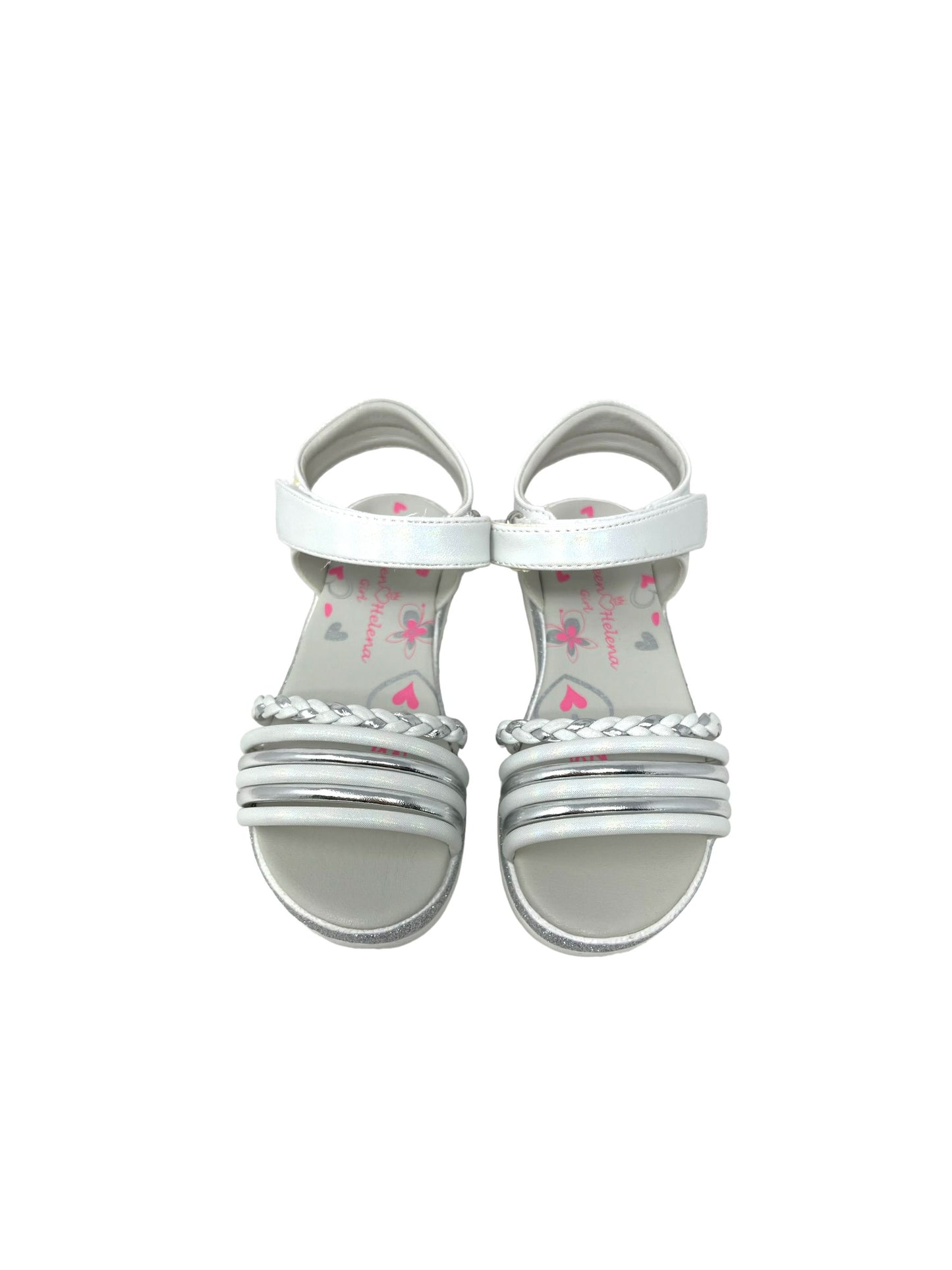 Sandali QUEEN HELENA QS21142 bianco bambina