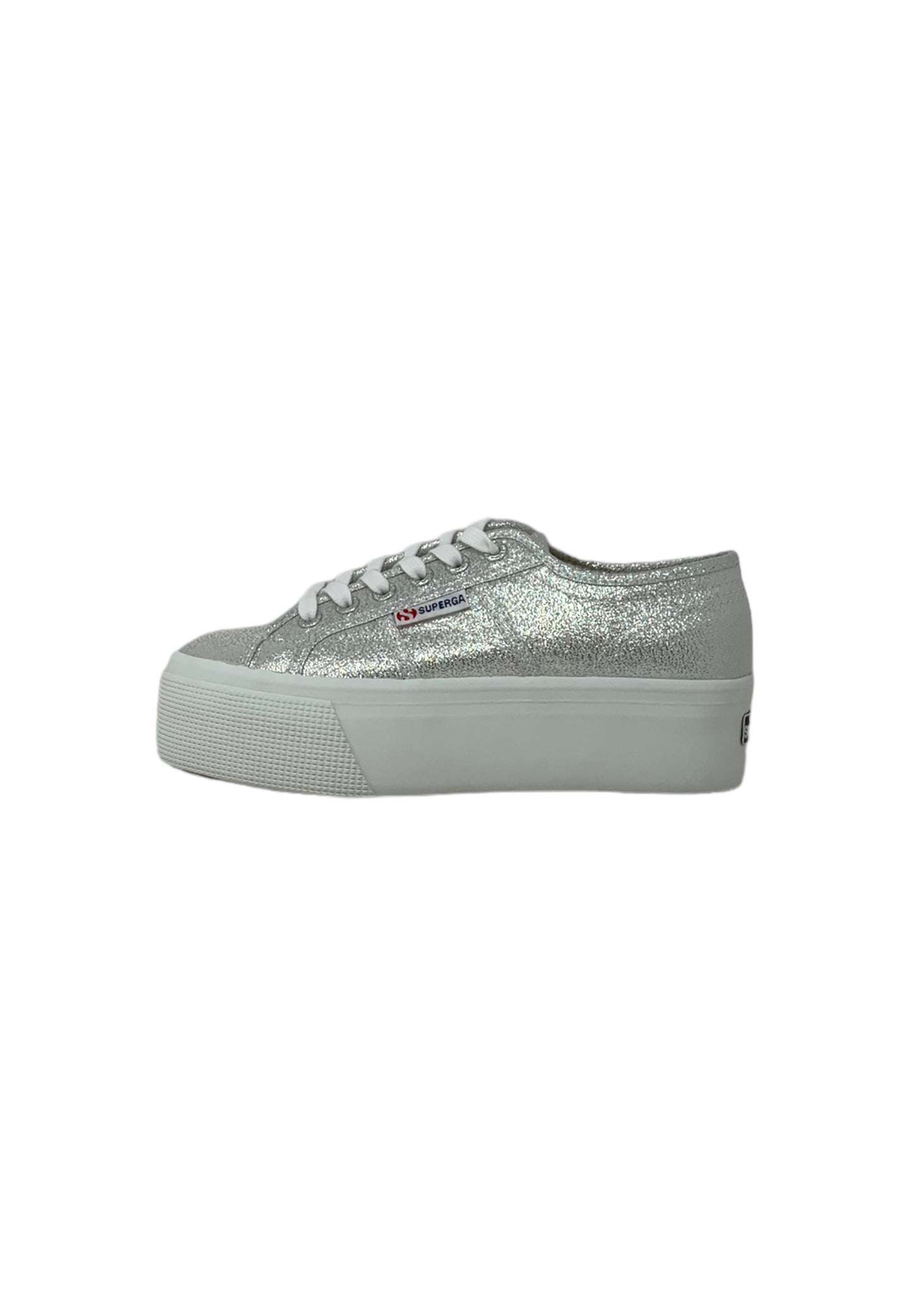 Sneaker SUPERGA 2790 LAME S61174W 031 GREY SILVER Donna