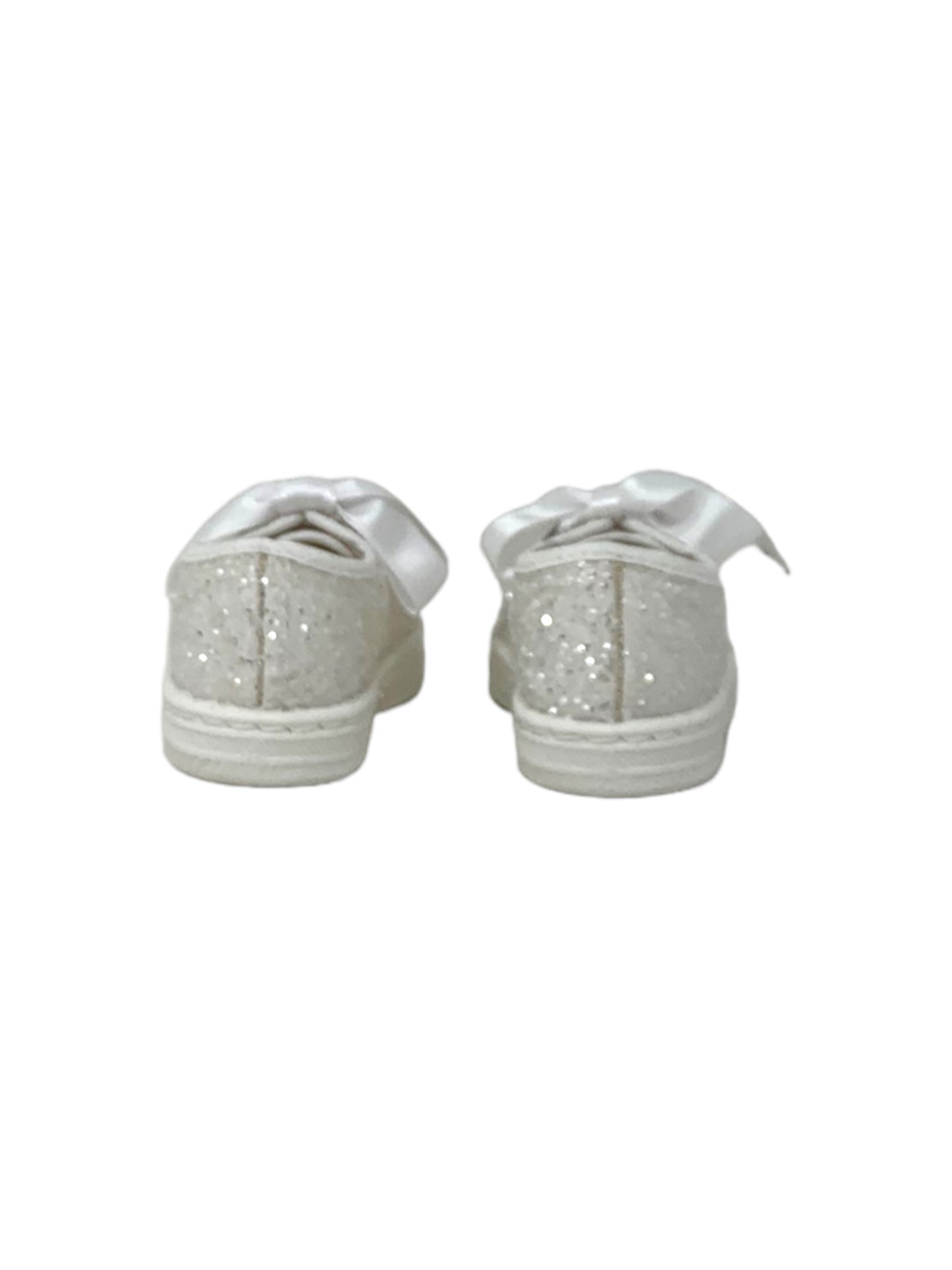 Sneaker DXO Vigevano D02G GLITTER BIANCO bambina
