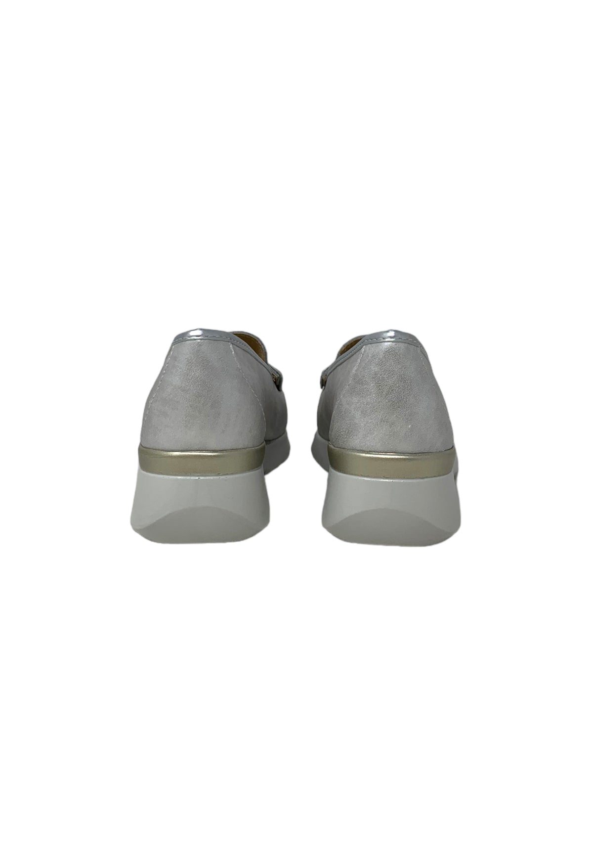 Mocassino linea comoda Stile Di Vita 9145 ARGENTO Donna