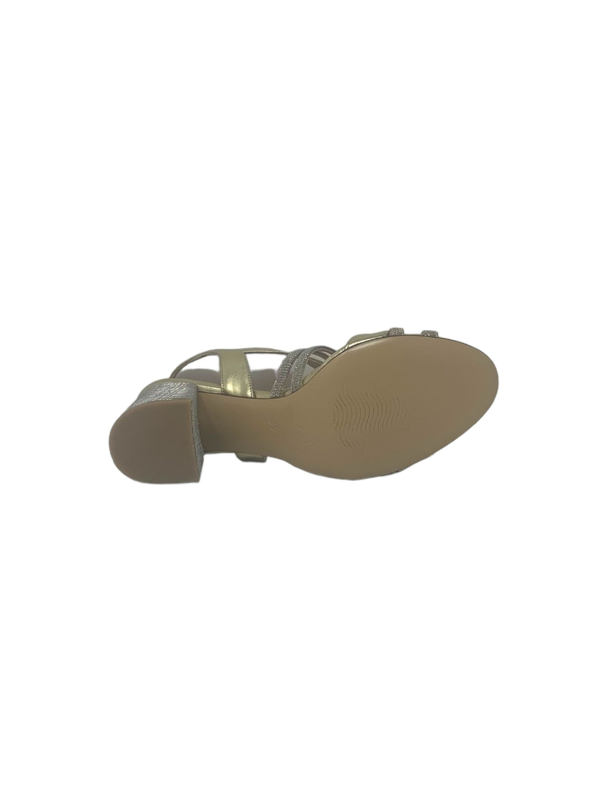 Sandalo col tacco JOEL A6051 ARGENTO PLATINO DONNA