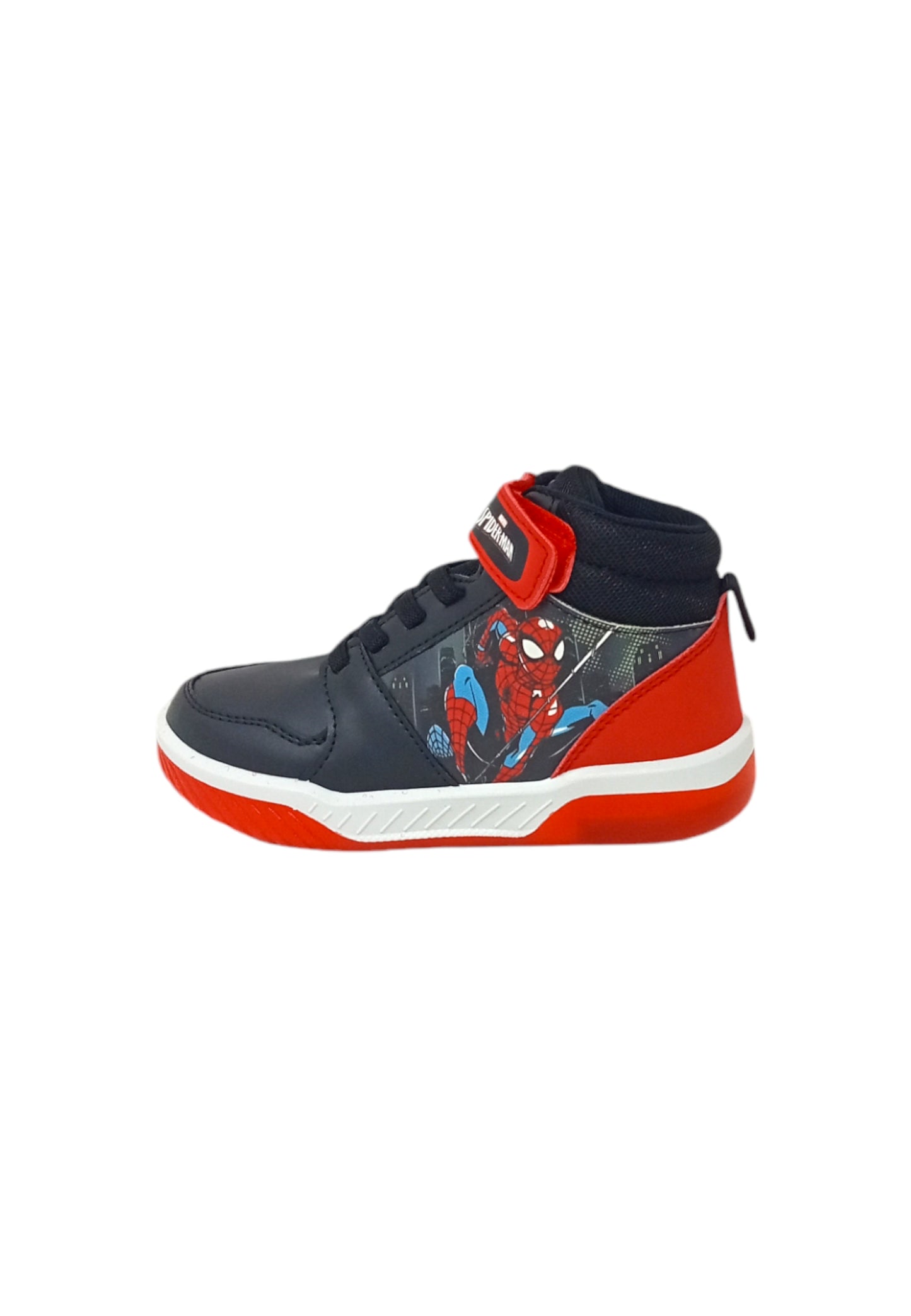 Sneaker con luci Spiderman SP013005 BLK/RED Bambino