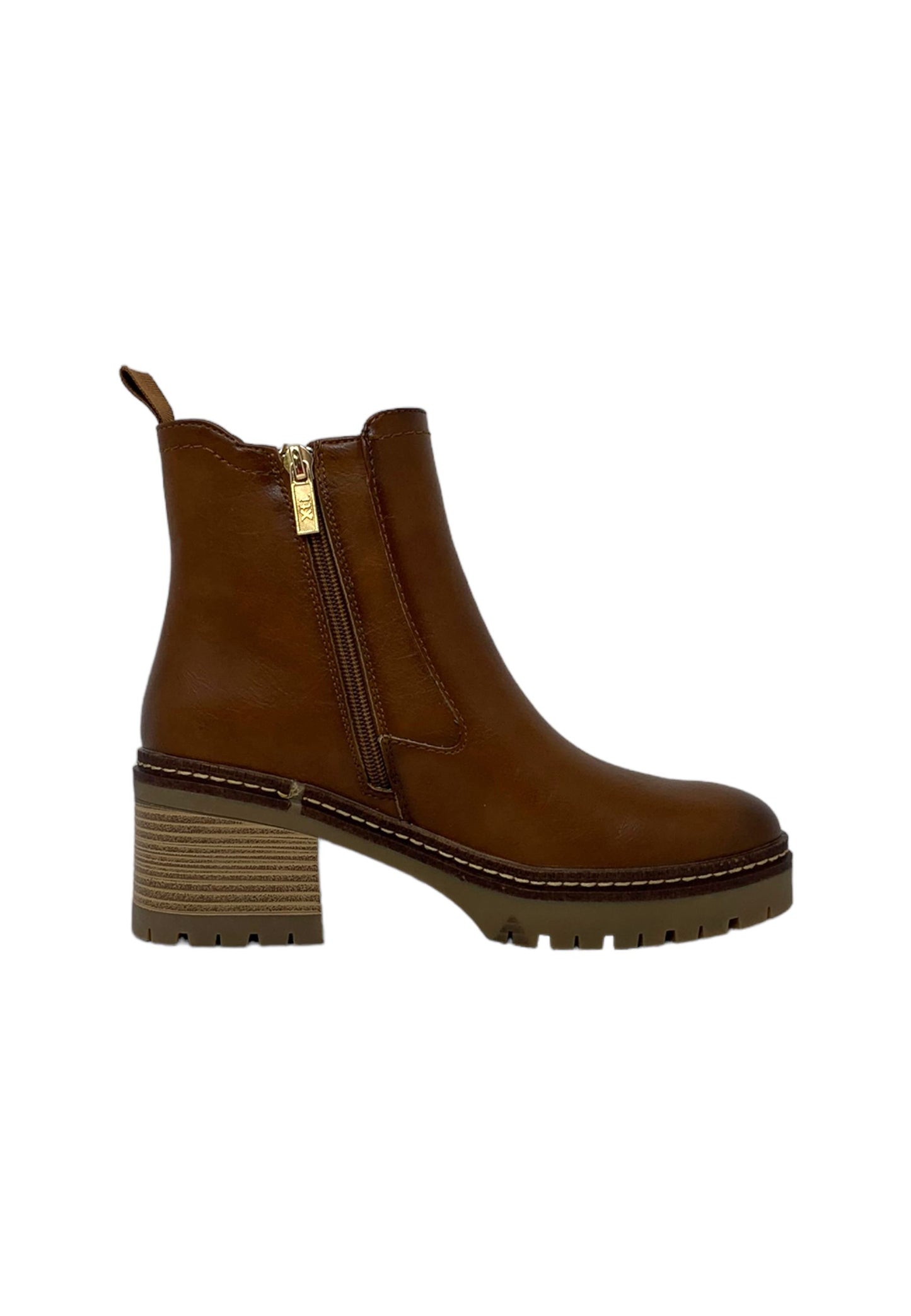 Stivaletto con tacco XTI 143370 CAMEL donna