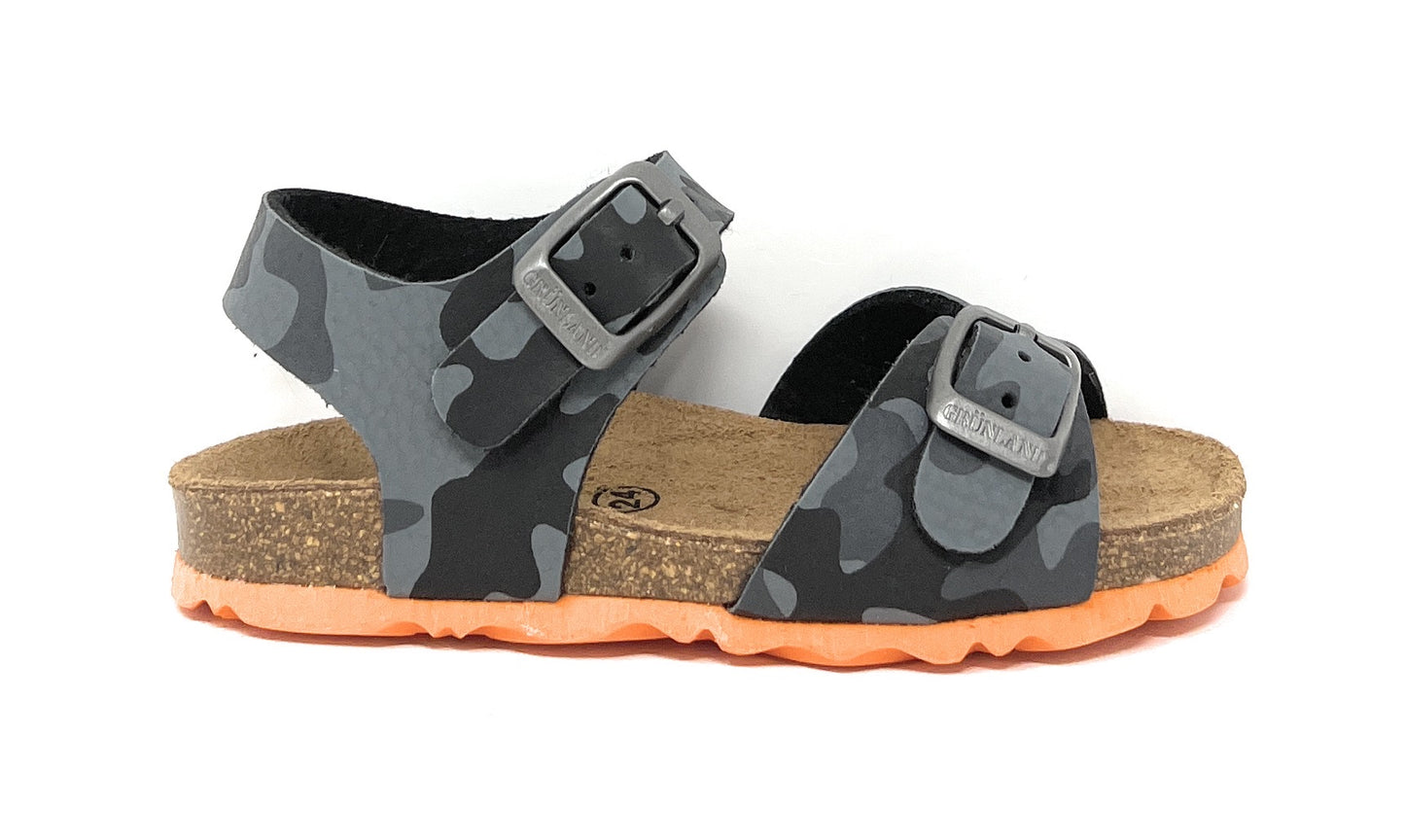 Sandalo da passeggio GRUNLAND Junior ARIA SB1785-40 GRIGIOMI Bambino