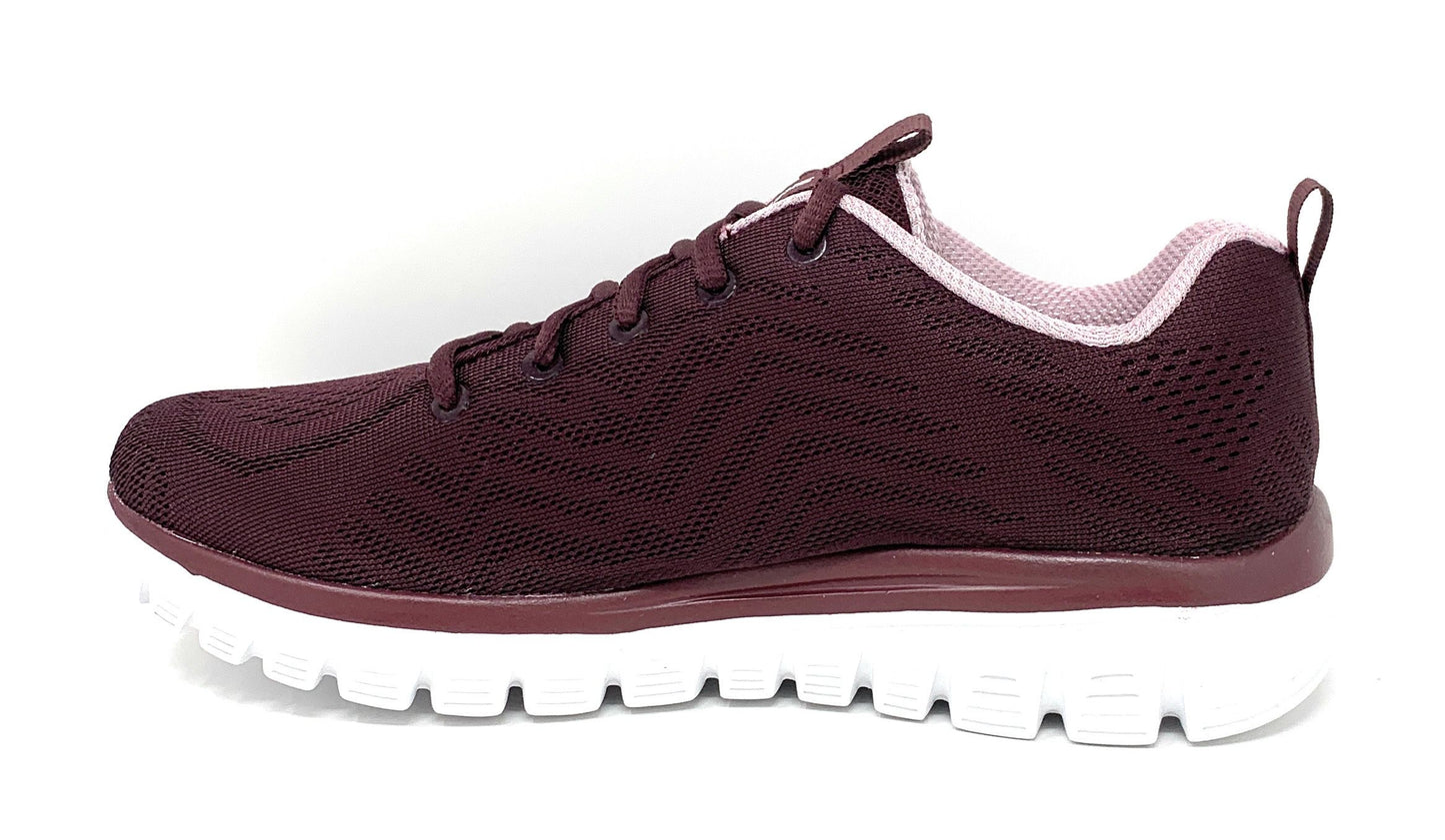 Scarpa da ginnastica SKECHERS 12615/WINE Donna