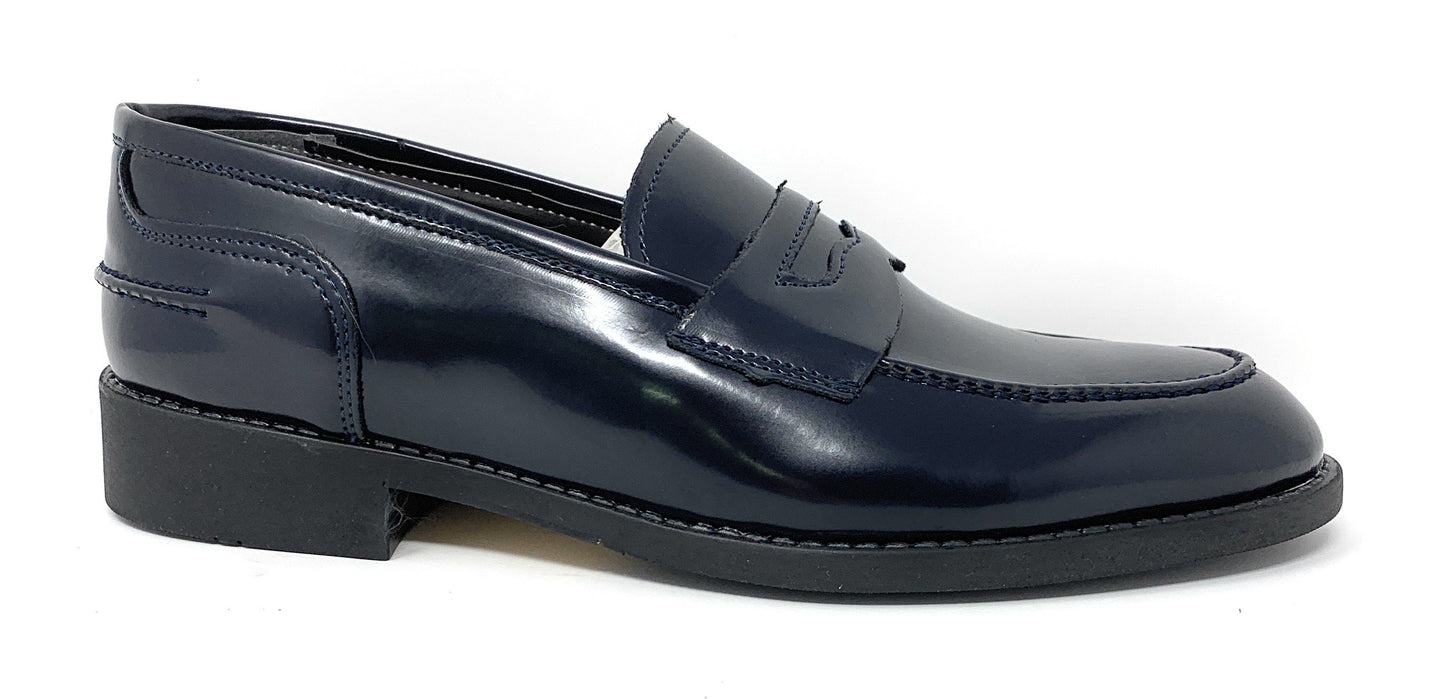 Mocassino BKS 0744 BLU uomo