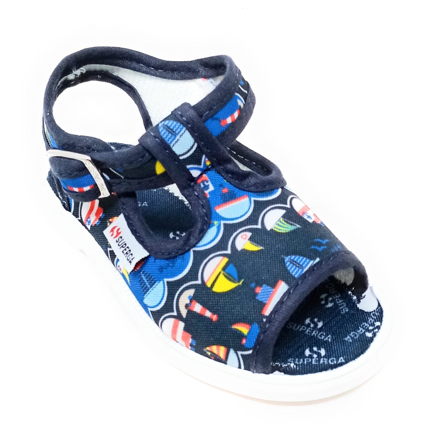 Sandalo SUPERGA S21R483 BLU Bambino