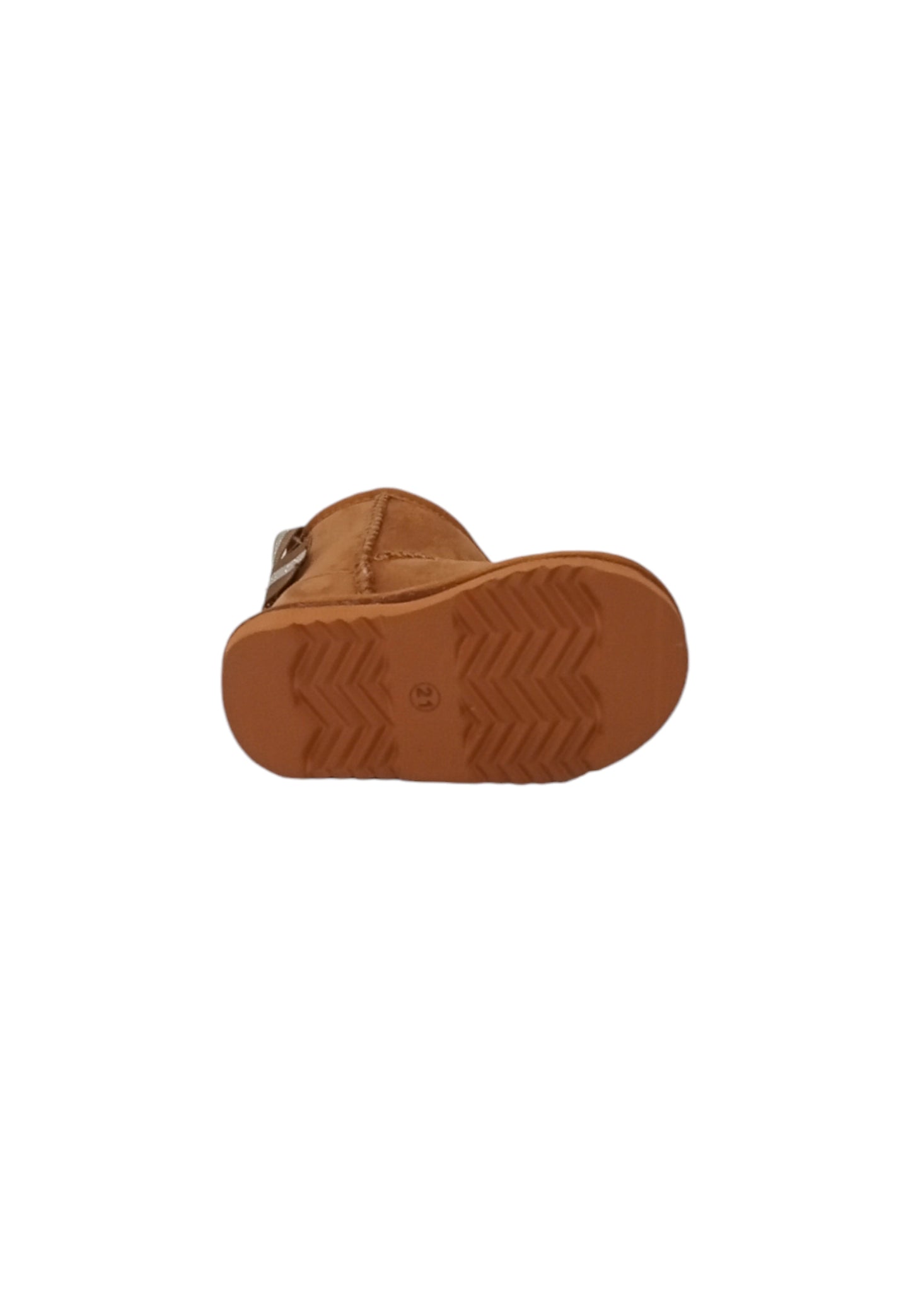 Stivaletto con pelliccia GRUNLAND JR CROY PP0362-I4 CUOIO bambina