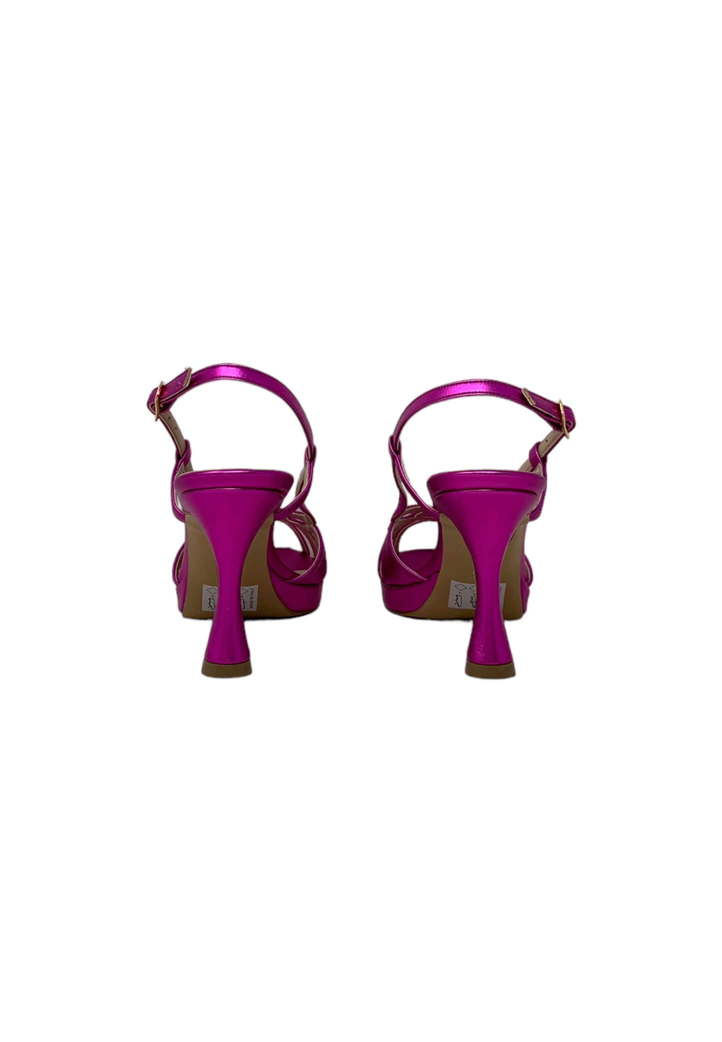 Sandali con tacco JOEL A7720 liz lame fuxia donna
