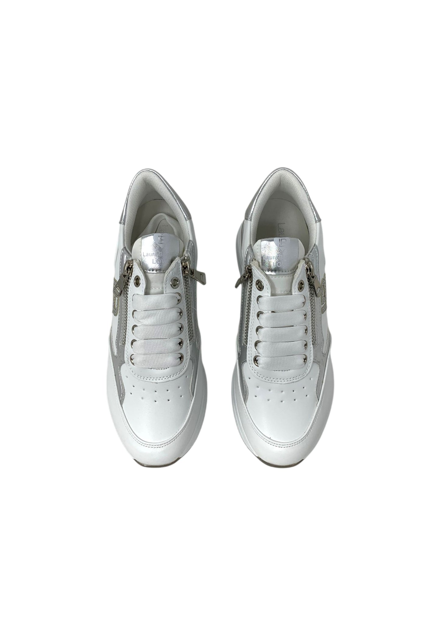 Sneakers LAURA BIAGIOTTI 9660 wht/silver Donna