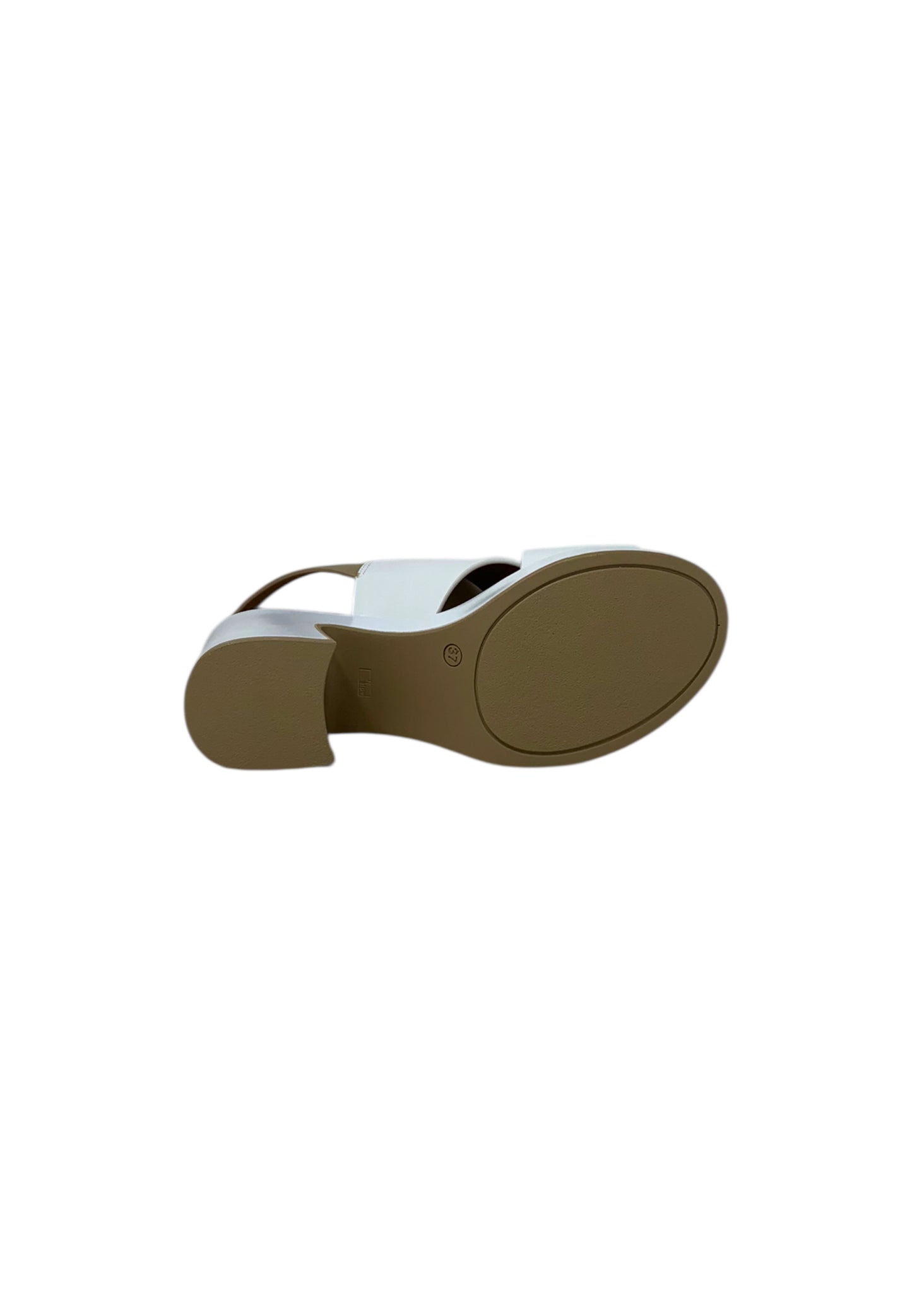 Sandali con tacco REPO 57274-E5 BIANCO BEIGE donna