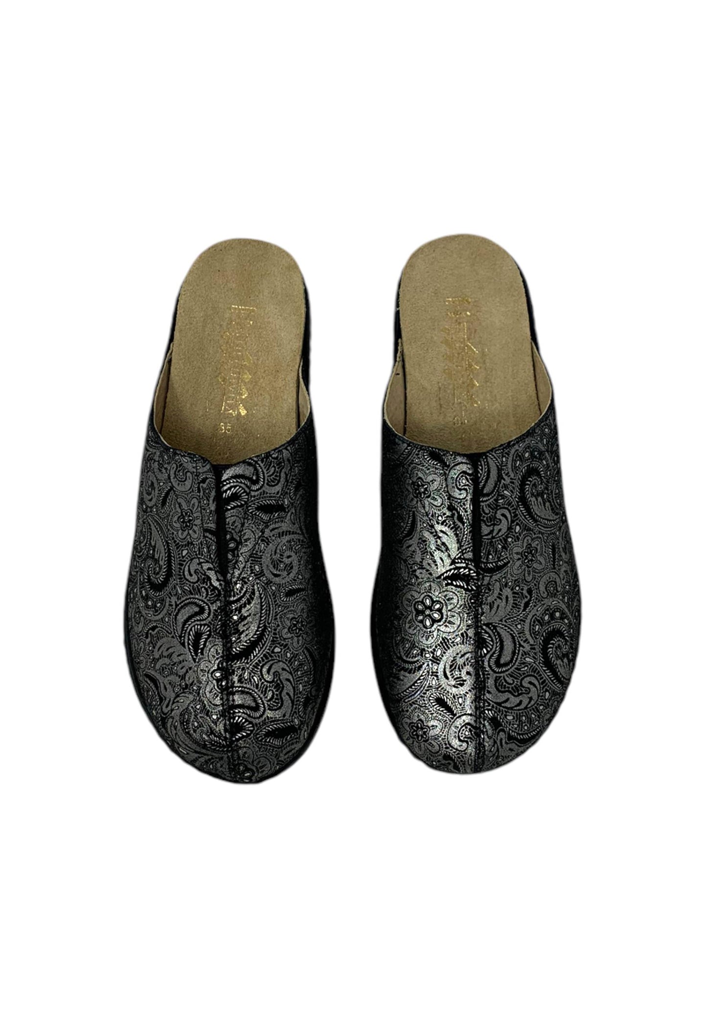 Pantofola comfort Stile Di Vita 8355 bark nero Donna