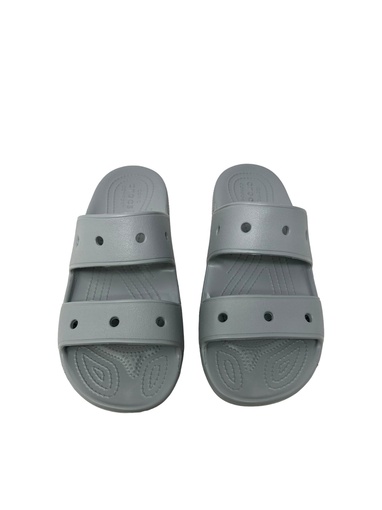 Pantofola doppia fascia CROCS 206761-007 Grigio UNISEX Taglia EU